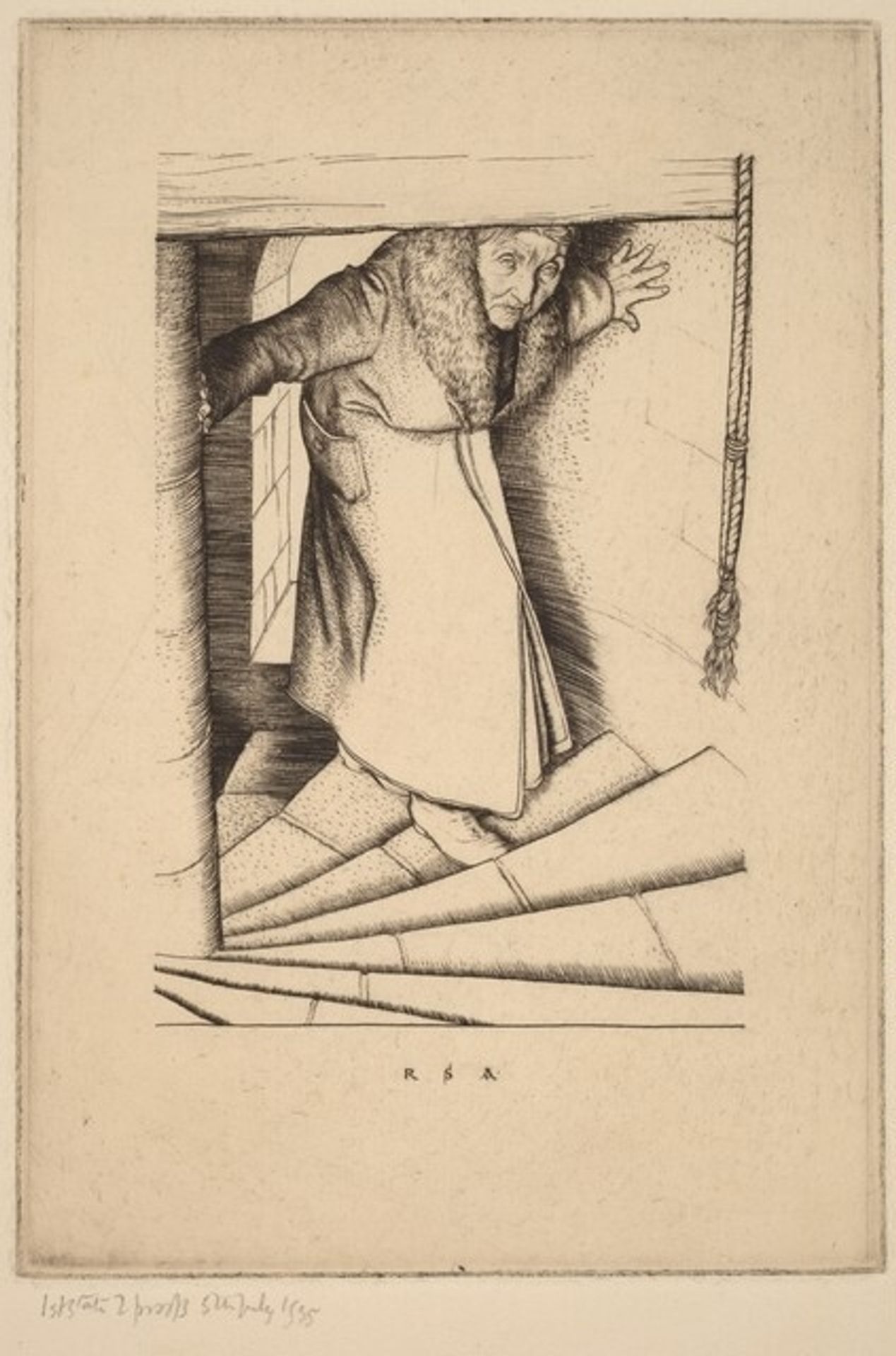 Belfry Steps by Robert Austin