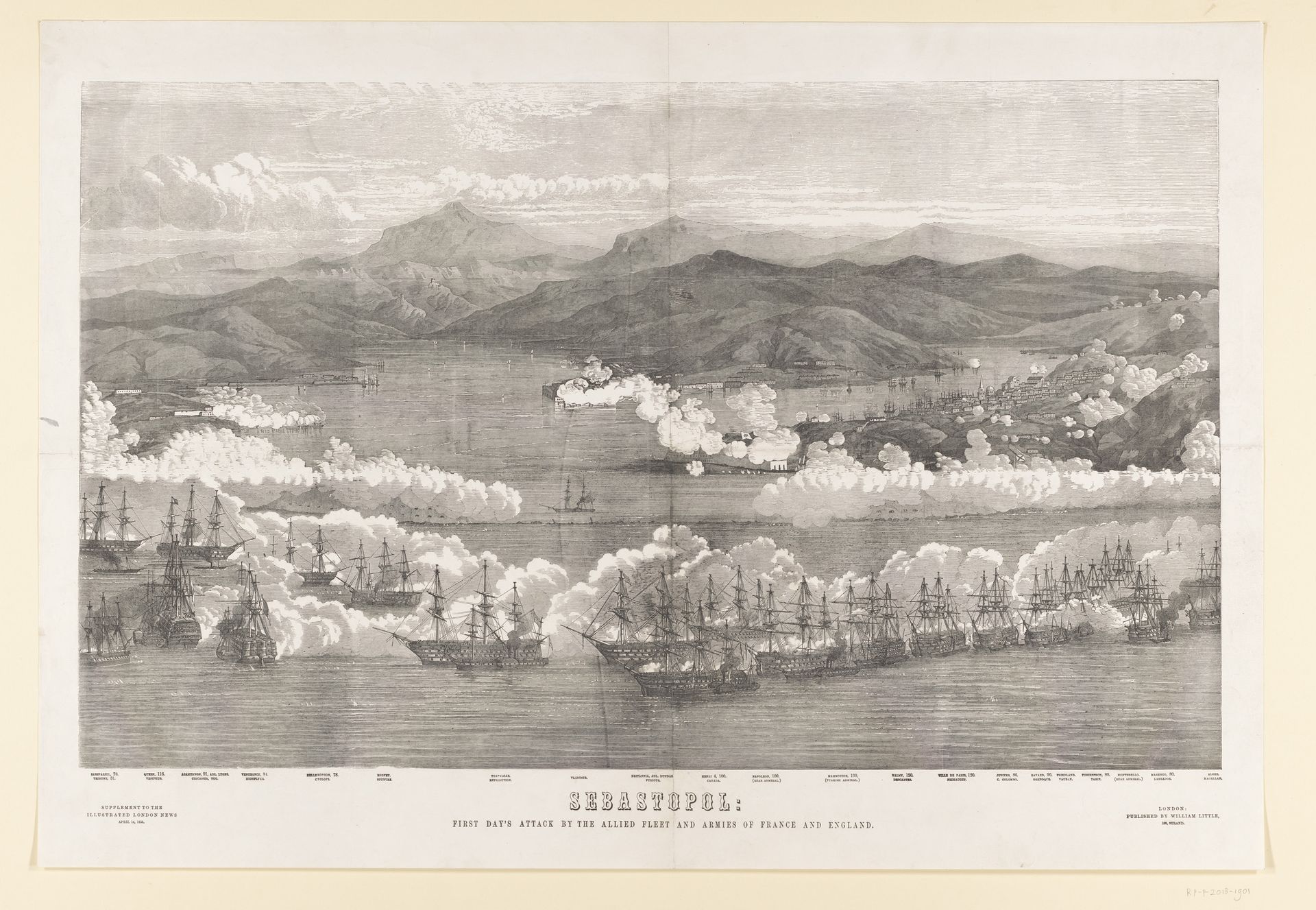 Beleg van Sebastopol, 1854 by Anonymous