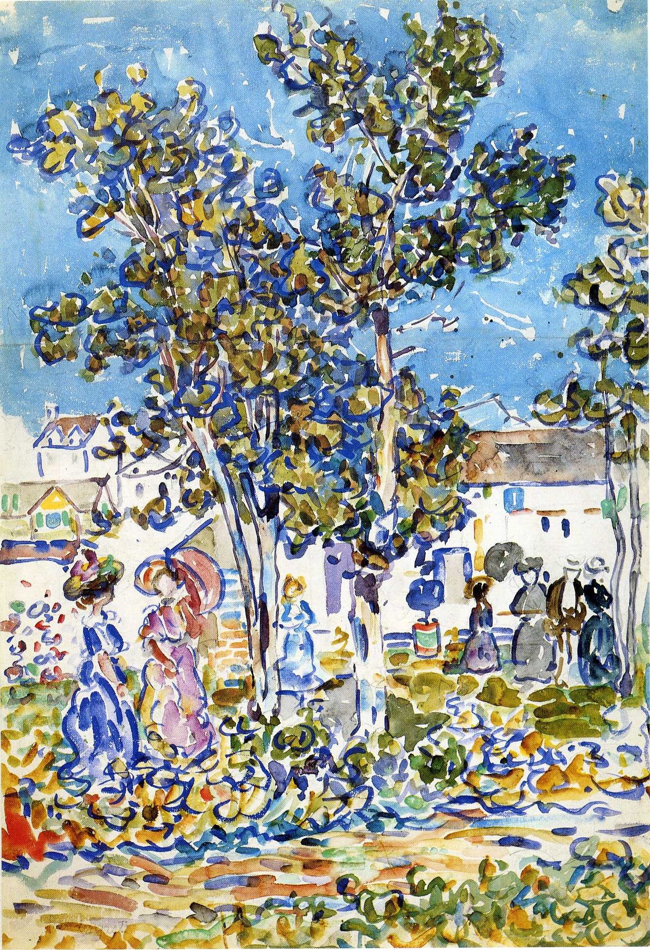 Spring Promenade by Maurice Prendergast