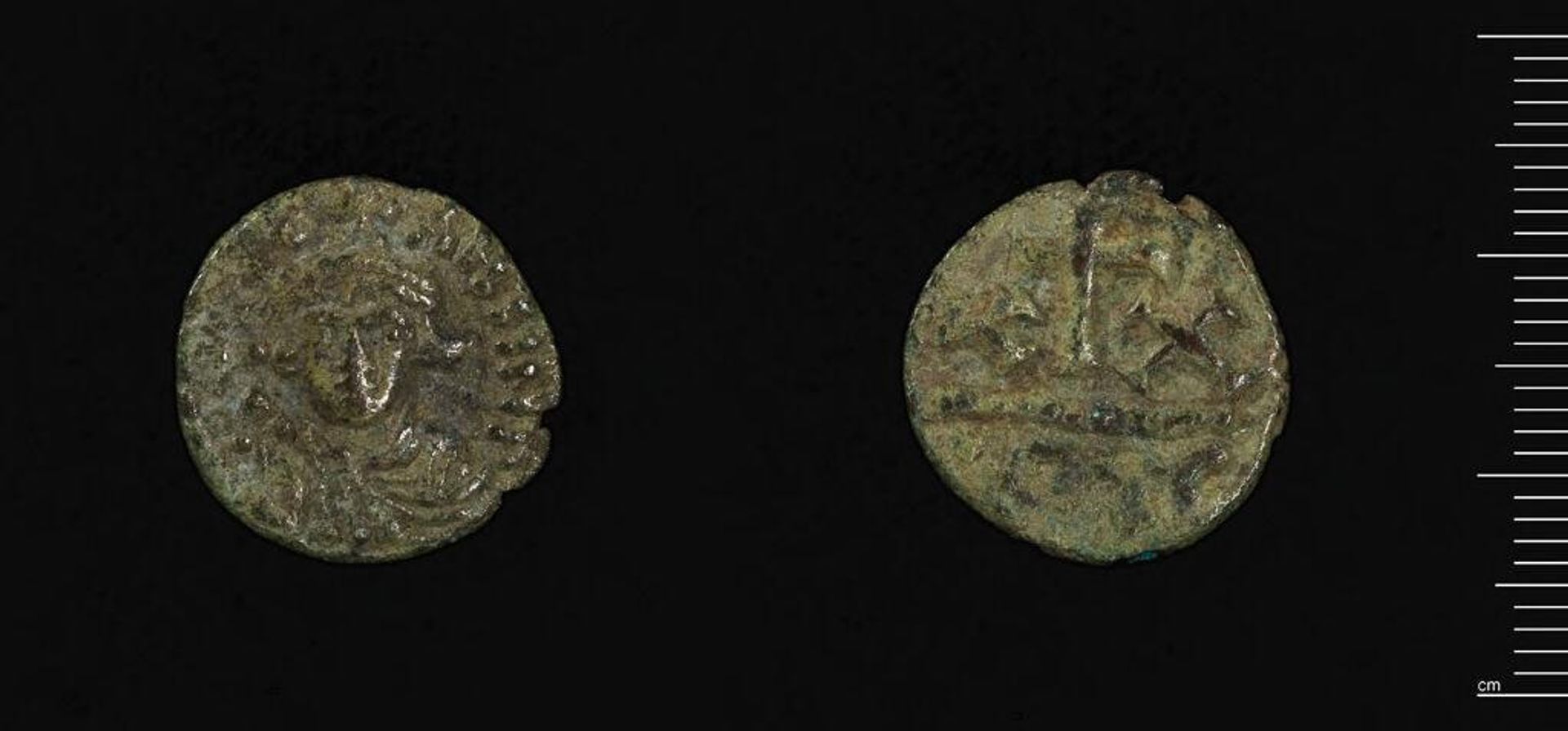 Half Follis of Constans II, Carthage by Constans II