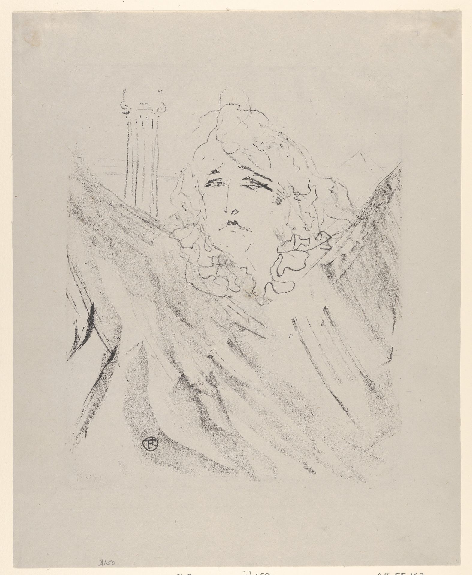Sarah Bernhardt by Henri de Toulouse-Lautrec
