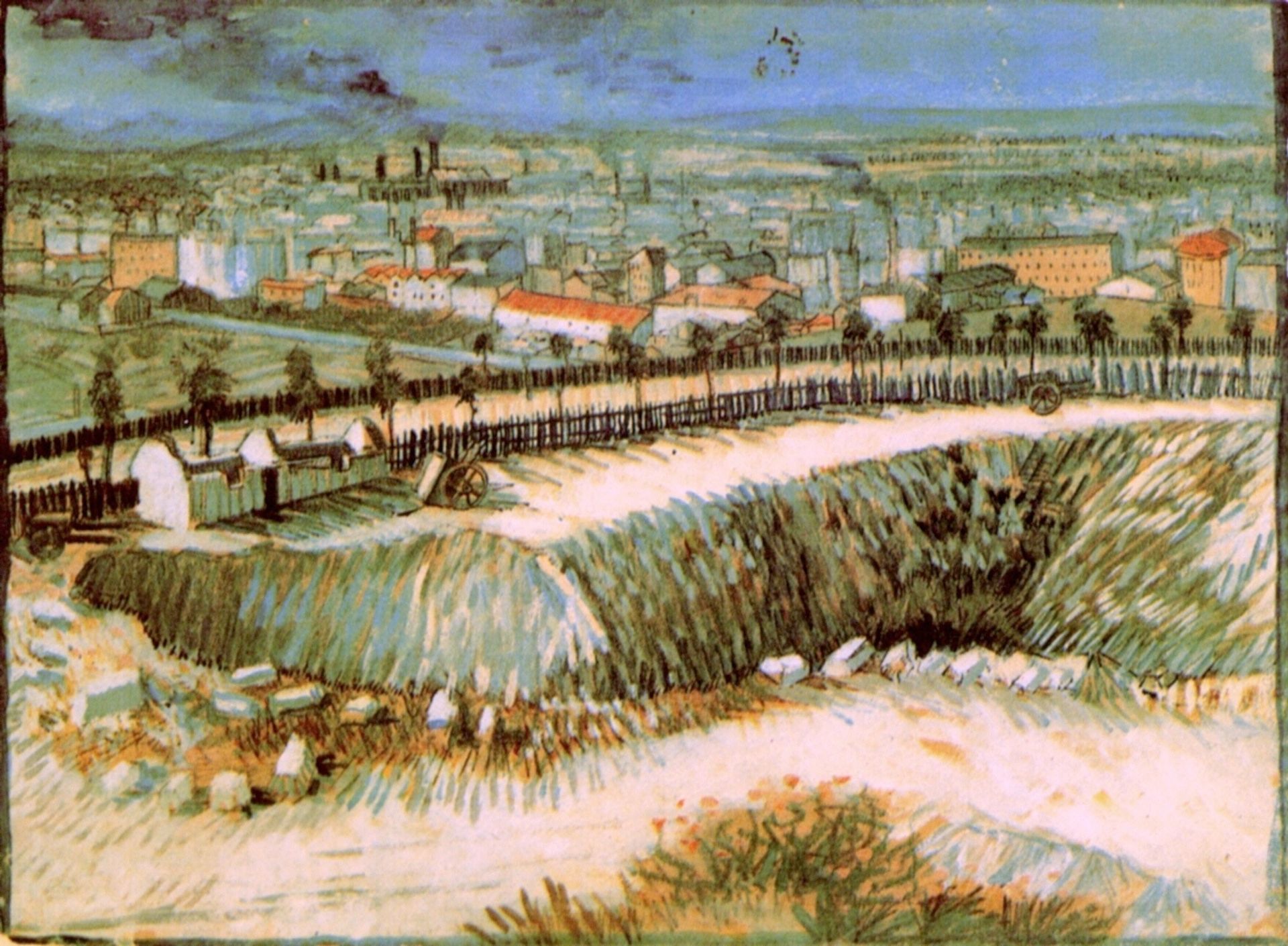 Outskirts of Paris near Montmartre by Vincent van Gogh