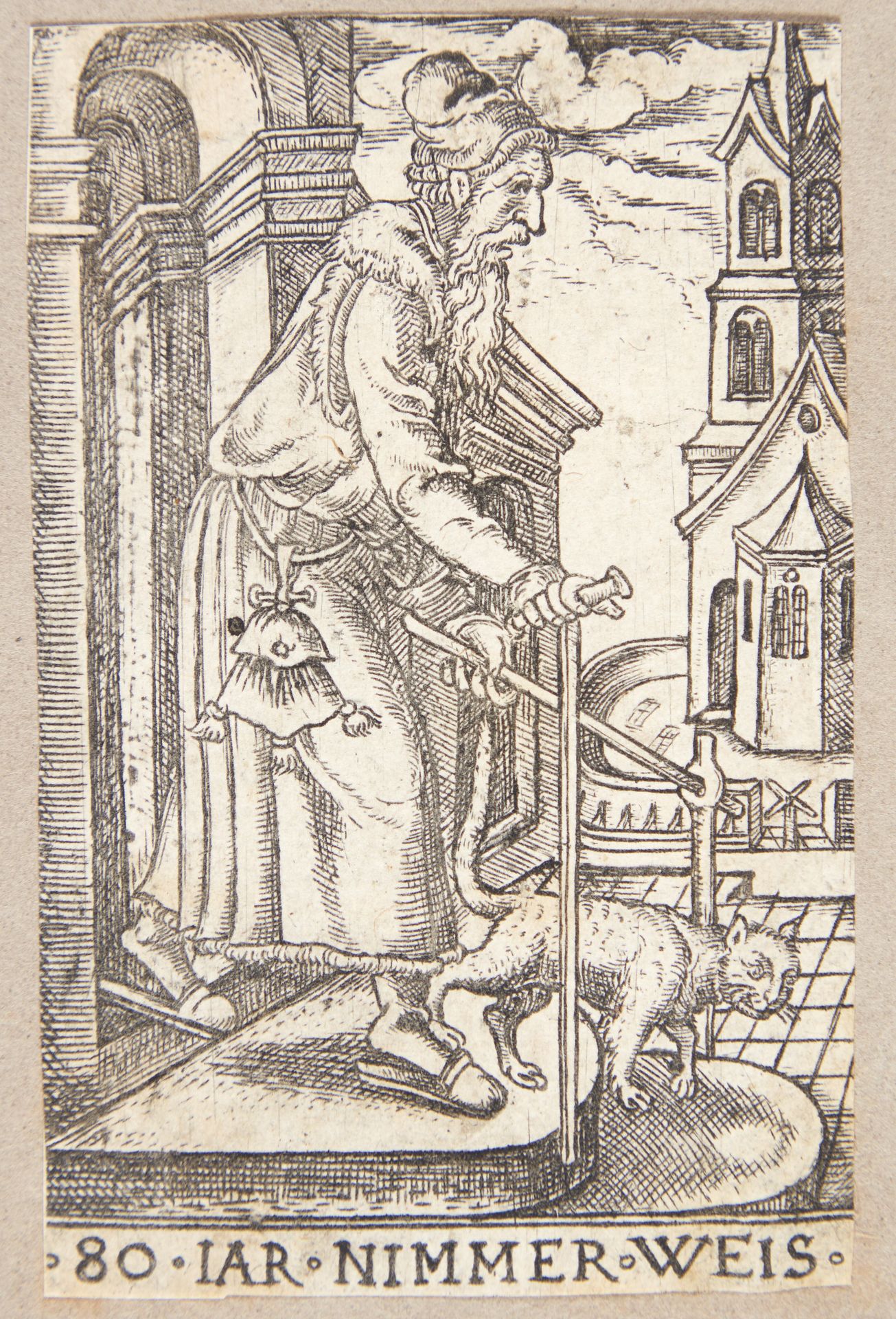 80-års alderen (Nimmer Weis) by Balthasar Jenichen