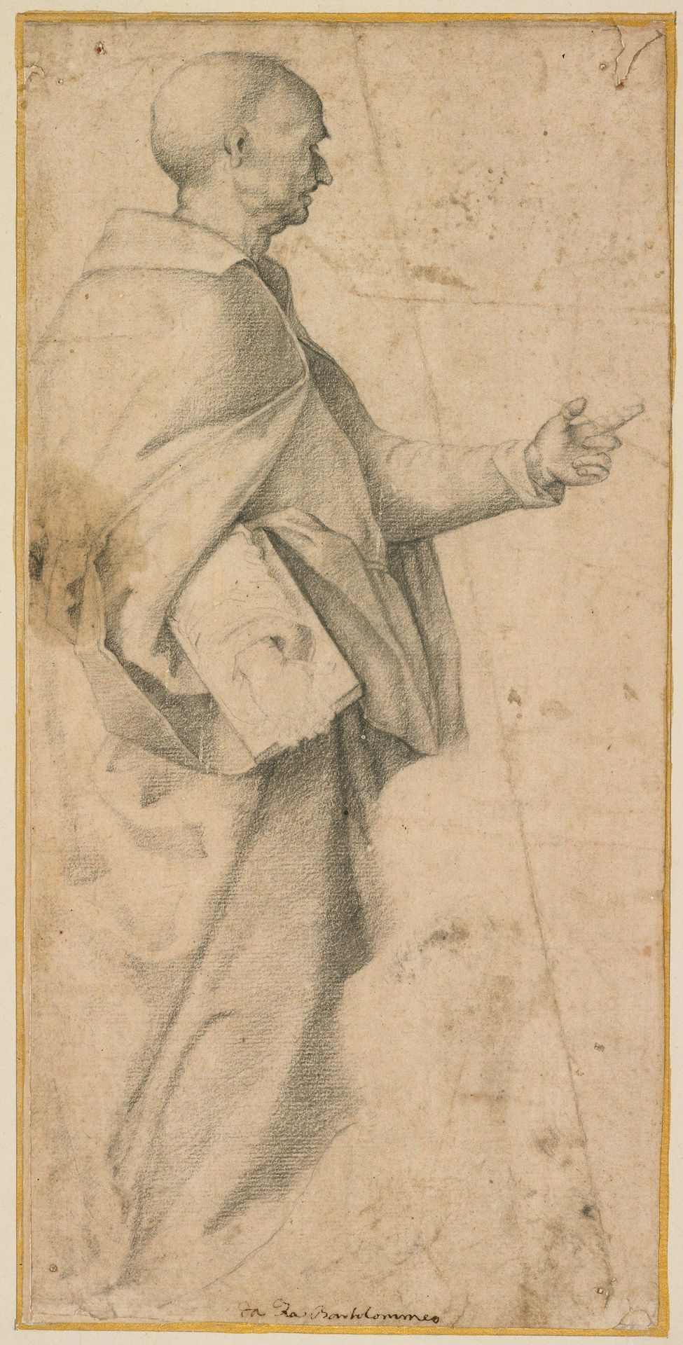 Standing Male Saint by Attributed to Fra Paolino