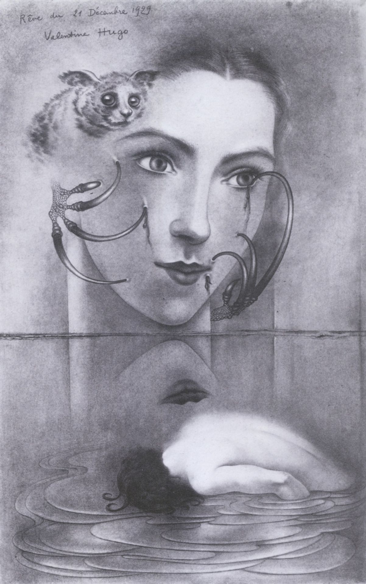 Dream of December 21, 1929 (Self Portrait) 1929 by Valentine Hugo