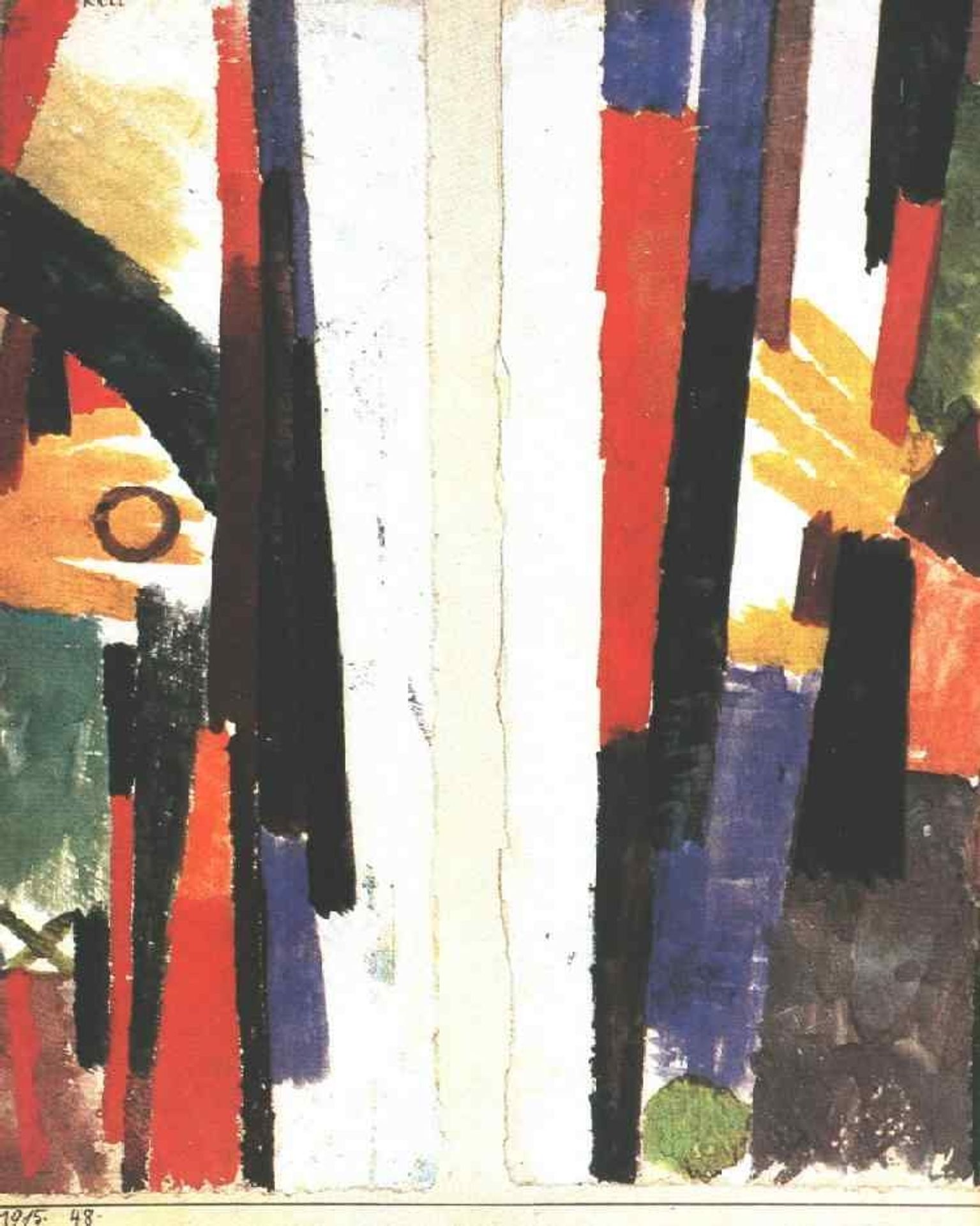 Side Panels for 'Anatomy of Aphrodite' by Paul Klee