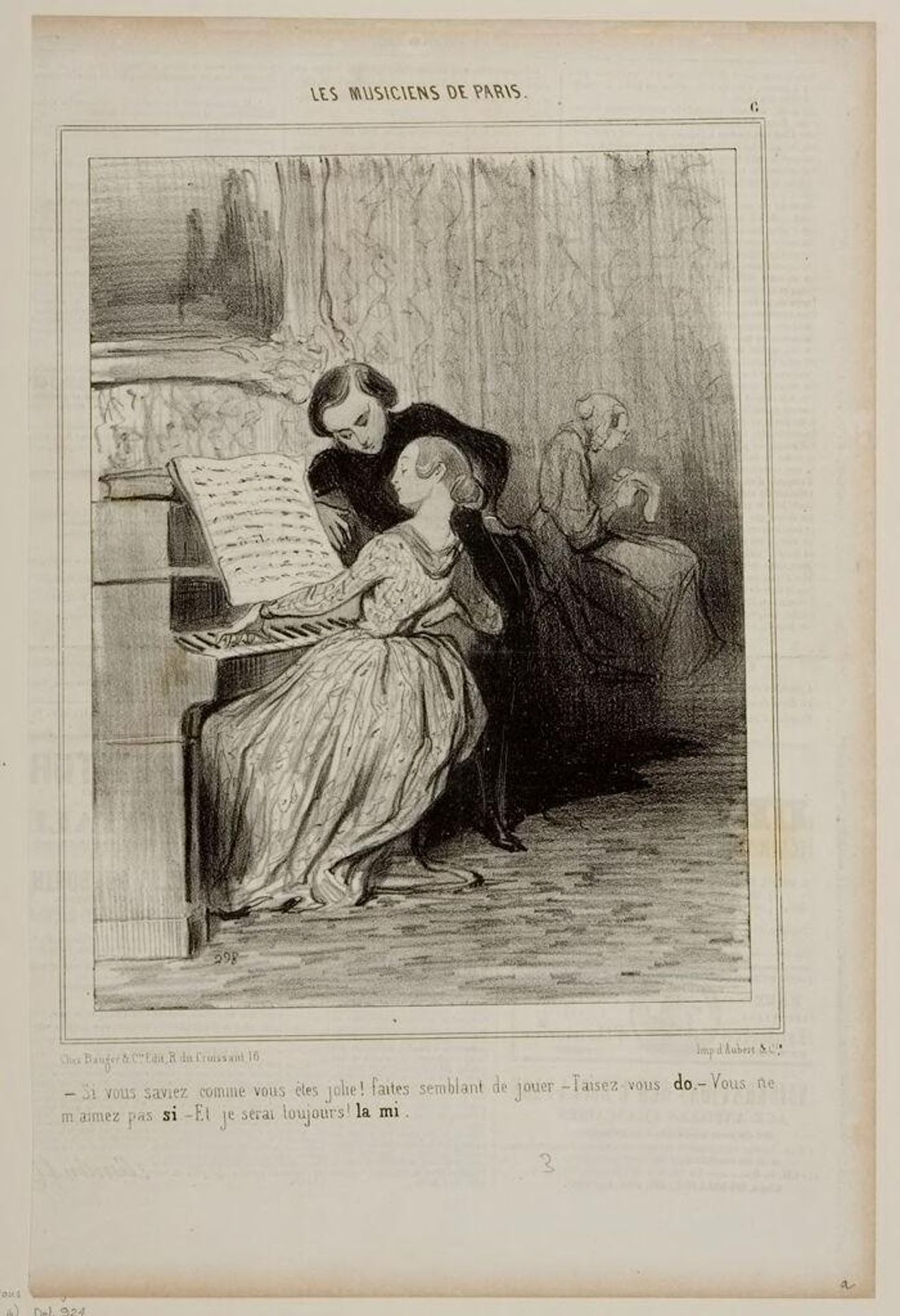 "If you knew how pretty you are!" by Honoré Daumier