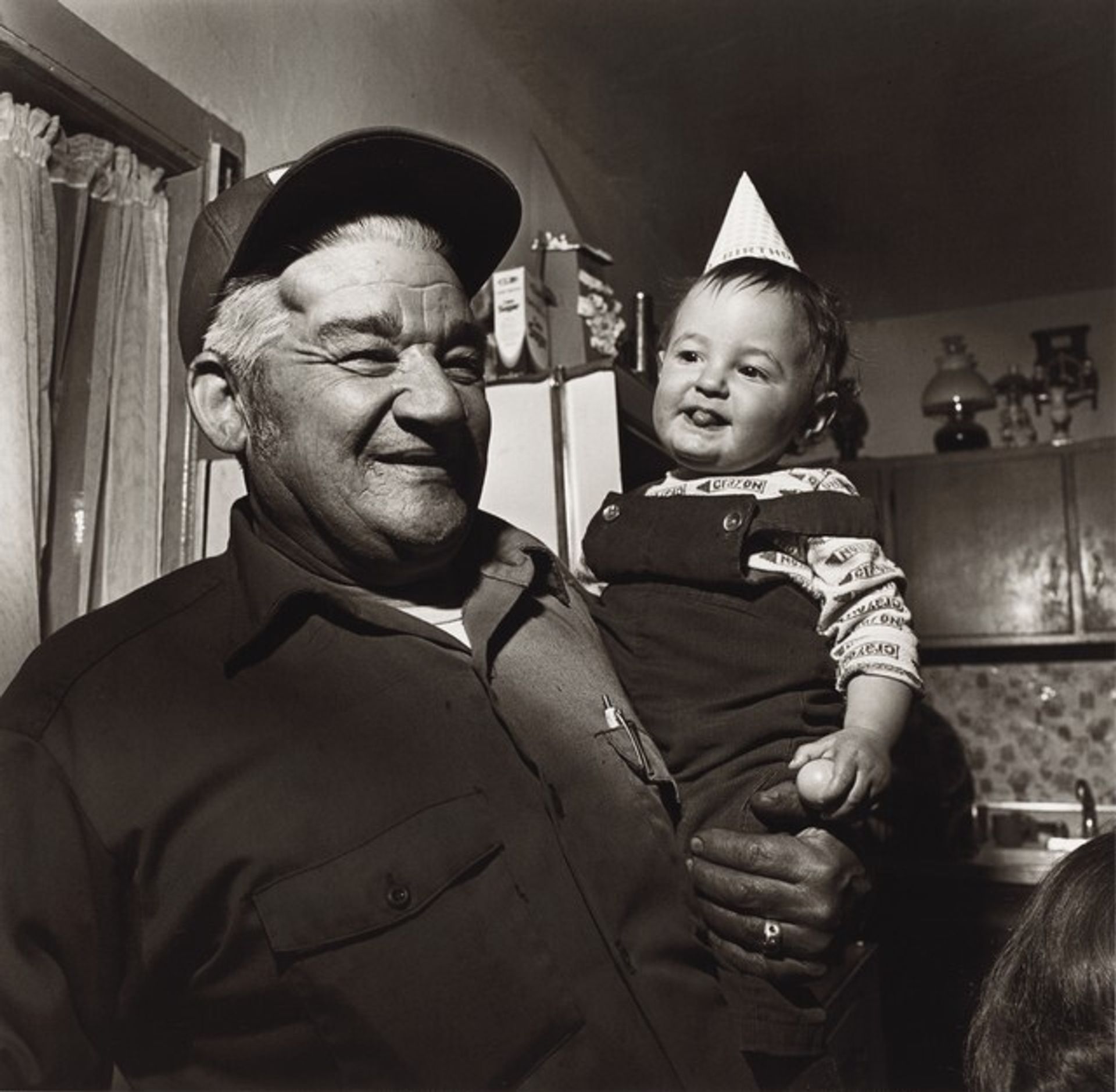 John Sabatine and Molly at Pat Sabatine's Eleventh Birthday, Martins Creek, Pennsylvania by Larry Fink