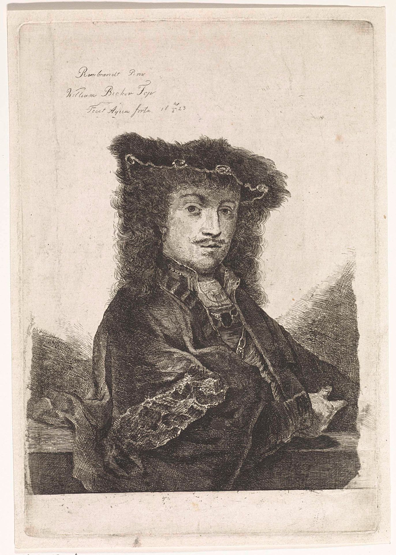 Portret van een man by William Bikker-Top