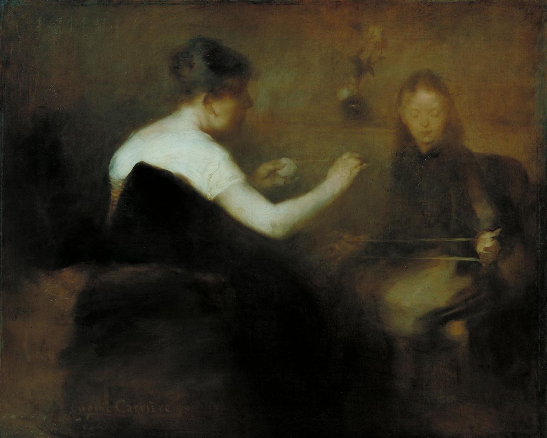 Winding Wool by Eugene Carriere
