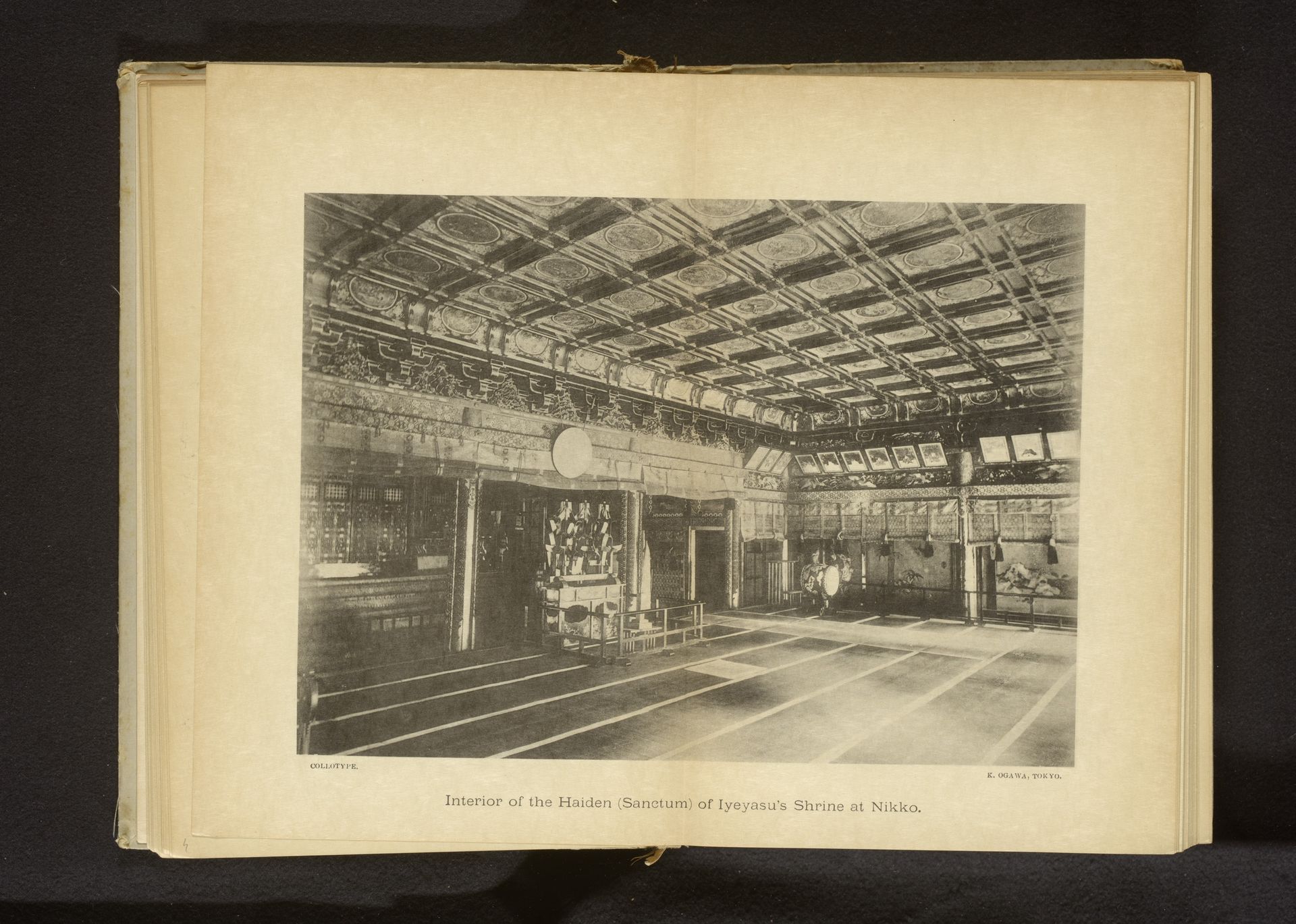 Interior of the Haiden (Sanctum) of Iyeyasu's Shrine at Nikko by Kazumasa Ogawa