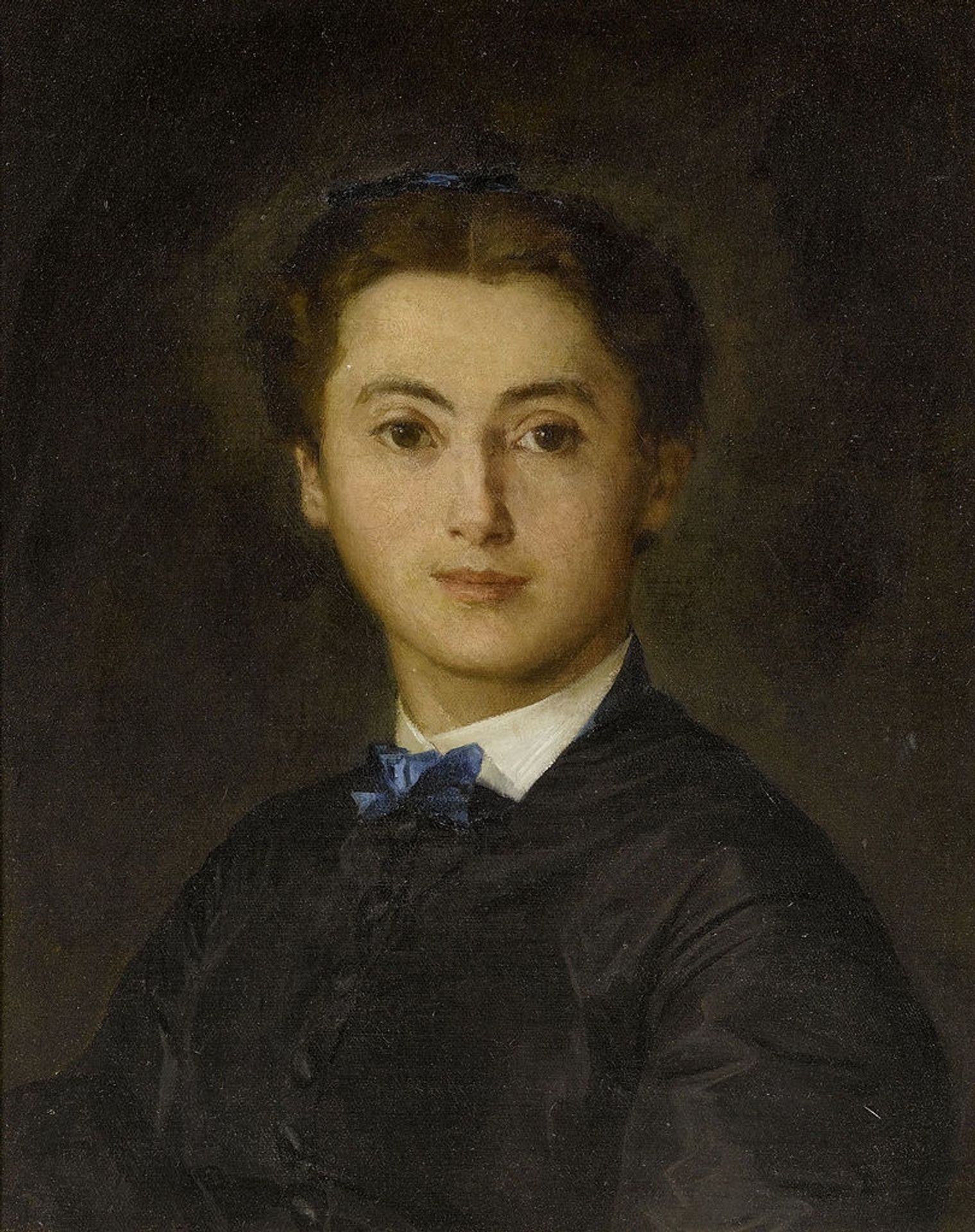 Portrait of Therese von Wyttenbach-von Fischer by Albrecht Anker