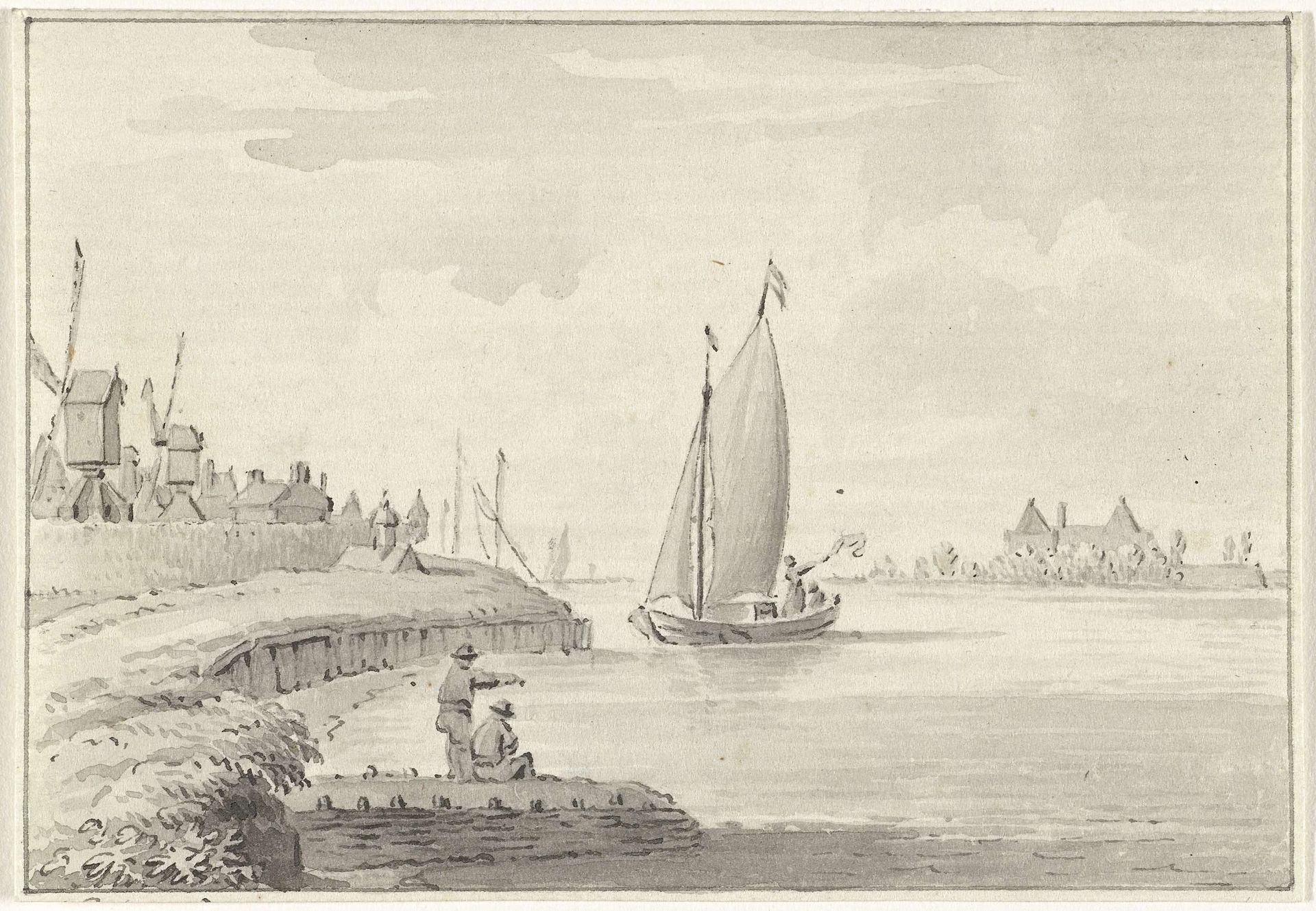 Vlucht van Hugo de Groot naar Gorinchem per schip, 1621 by Jacobus Buys