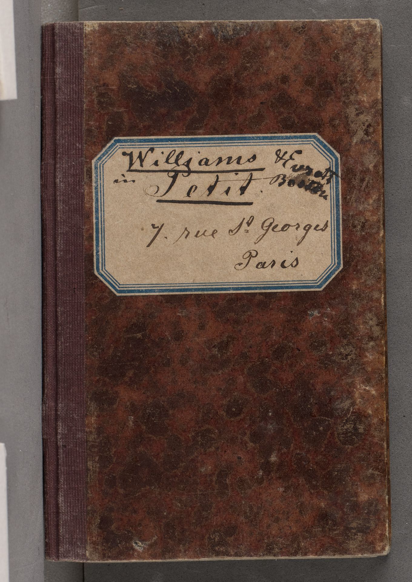 Verzeichnis der Werke für François Petit, Paris und Williams & Everett, Boston by Adolf Schreyer