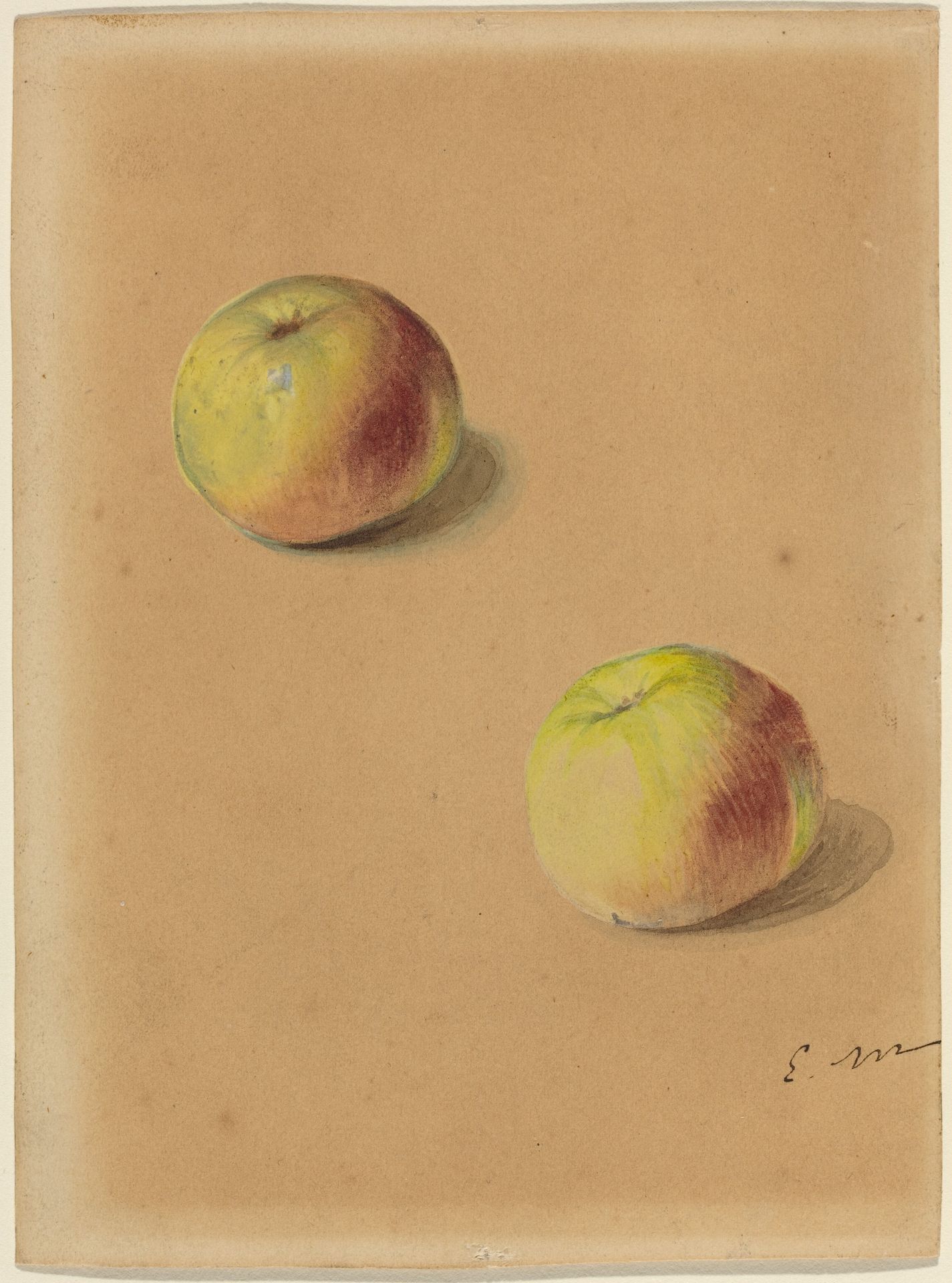 Two Apples by Edouard Manet