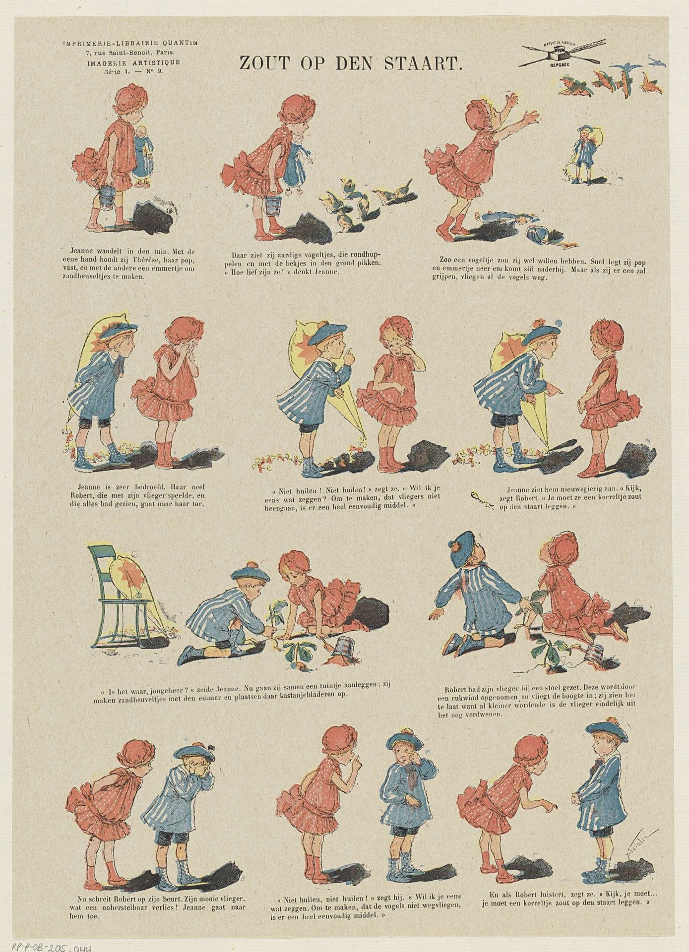 De zwarte vlek by Théophile Alexandre Steinlen