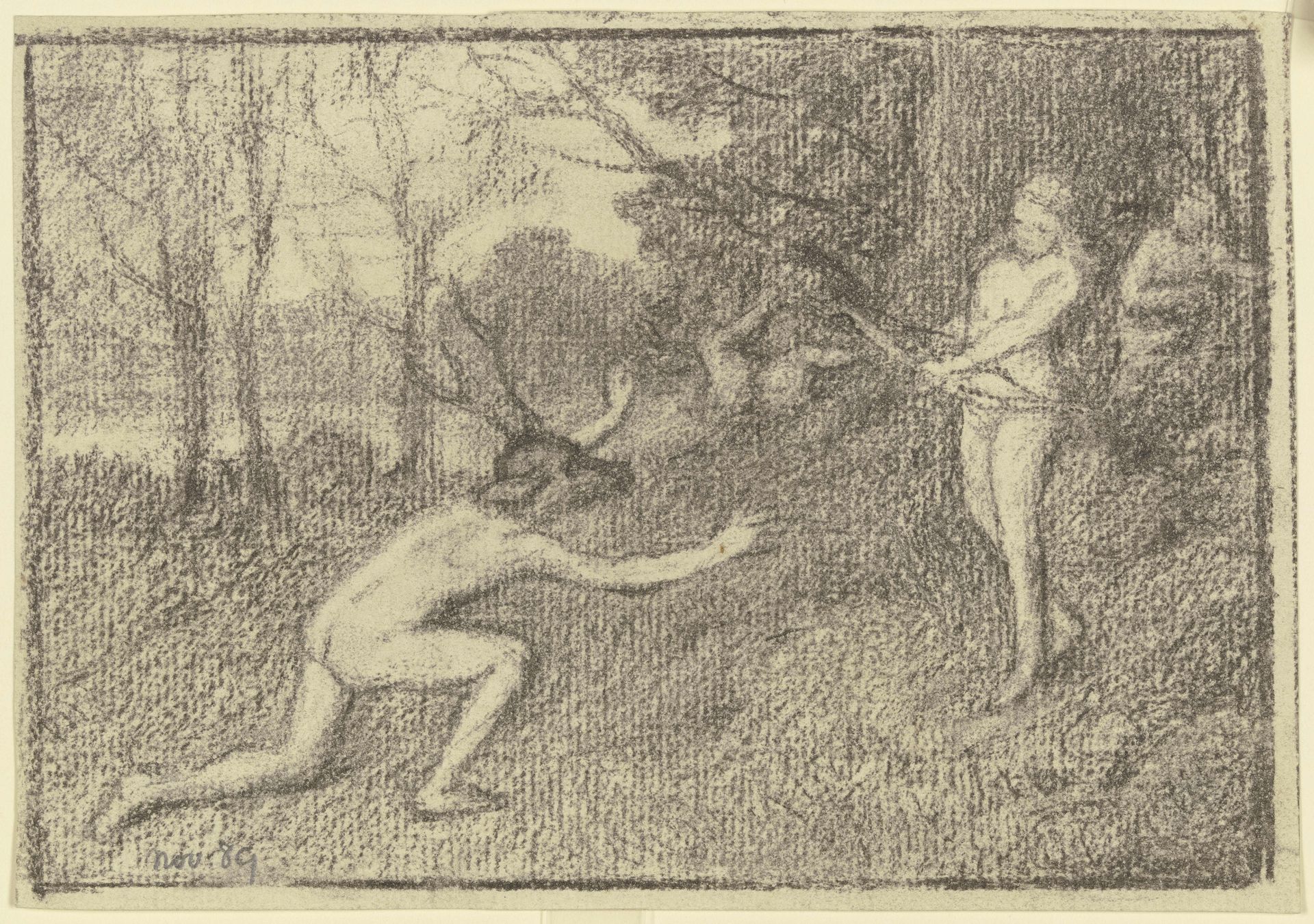 Diana and Actaeon by Otto Scholderer
