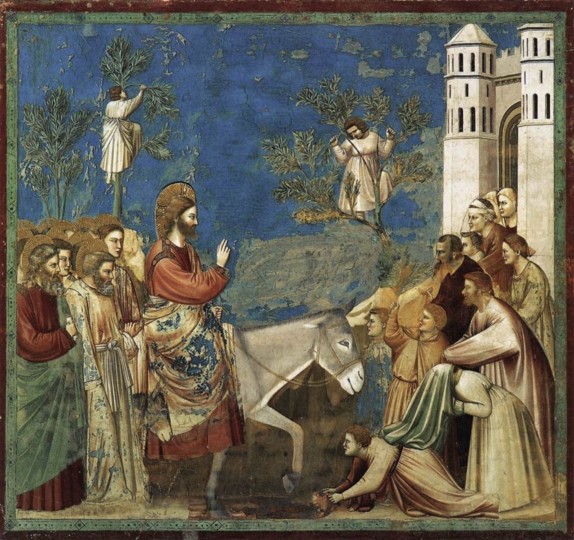 The Entry into Jerusalem by Giotto