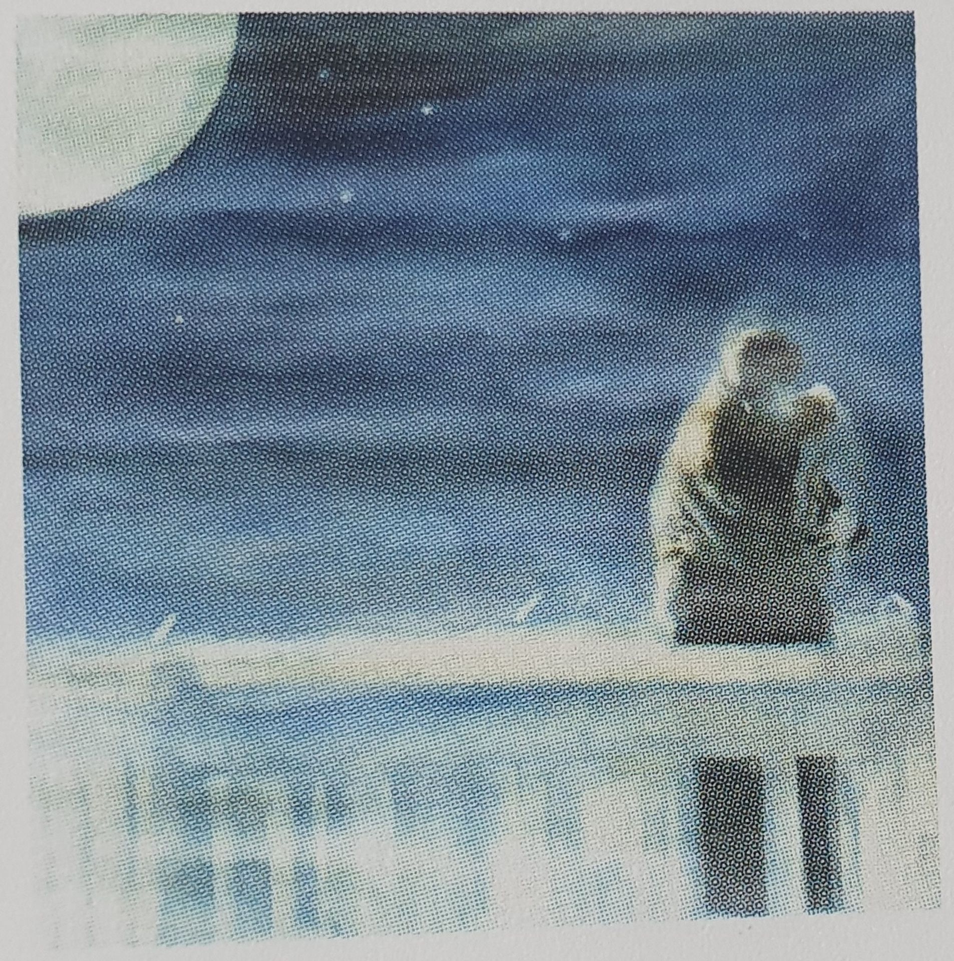 Two under the moon by Oleg Holosiy