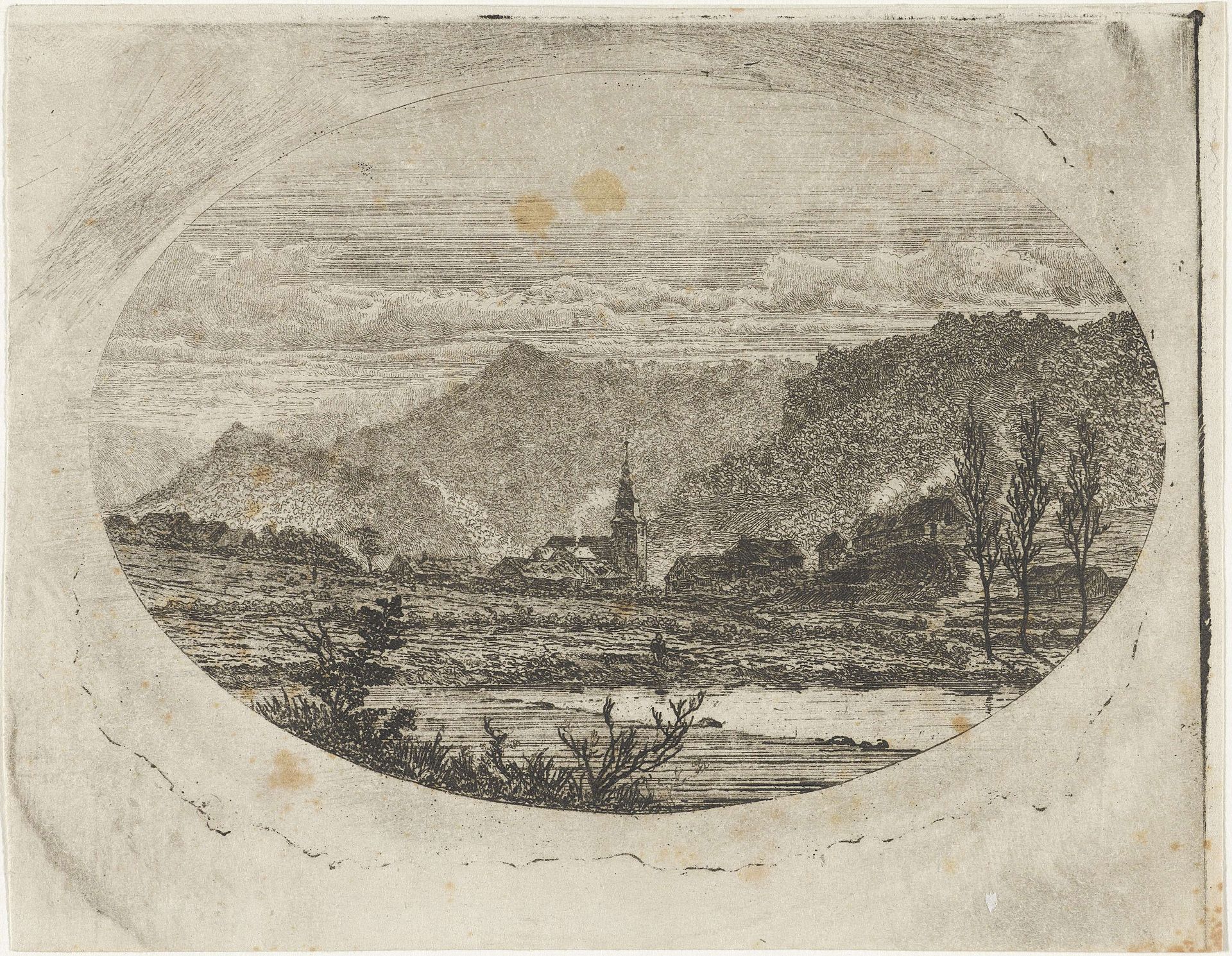 Gezicht op Alle by Martinus Antonius Kuytenbrouwer jr.