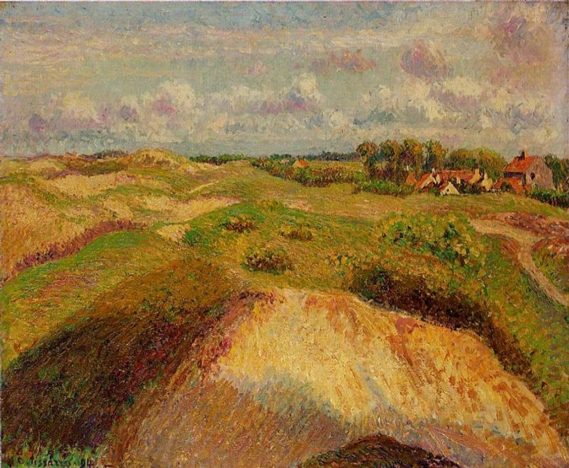The Dunes at Knocke, Belgium by Camille Pissarro