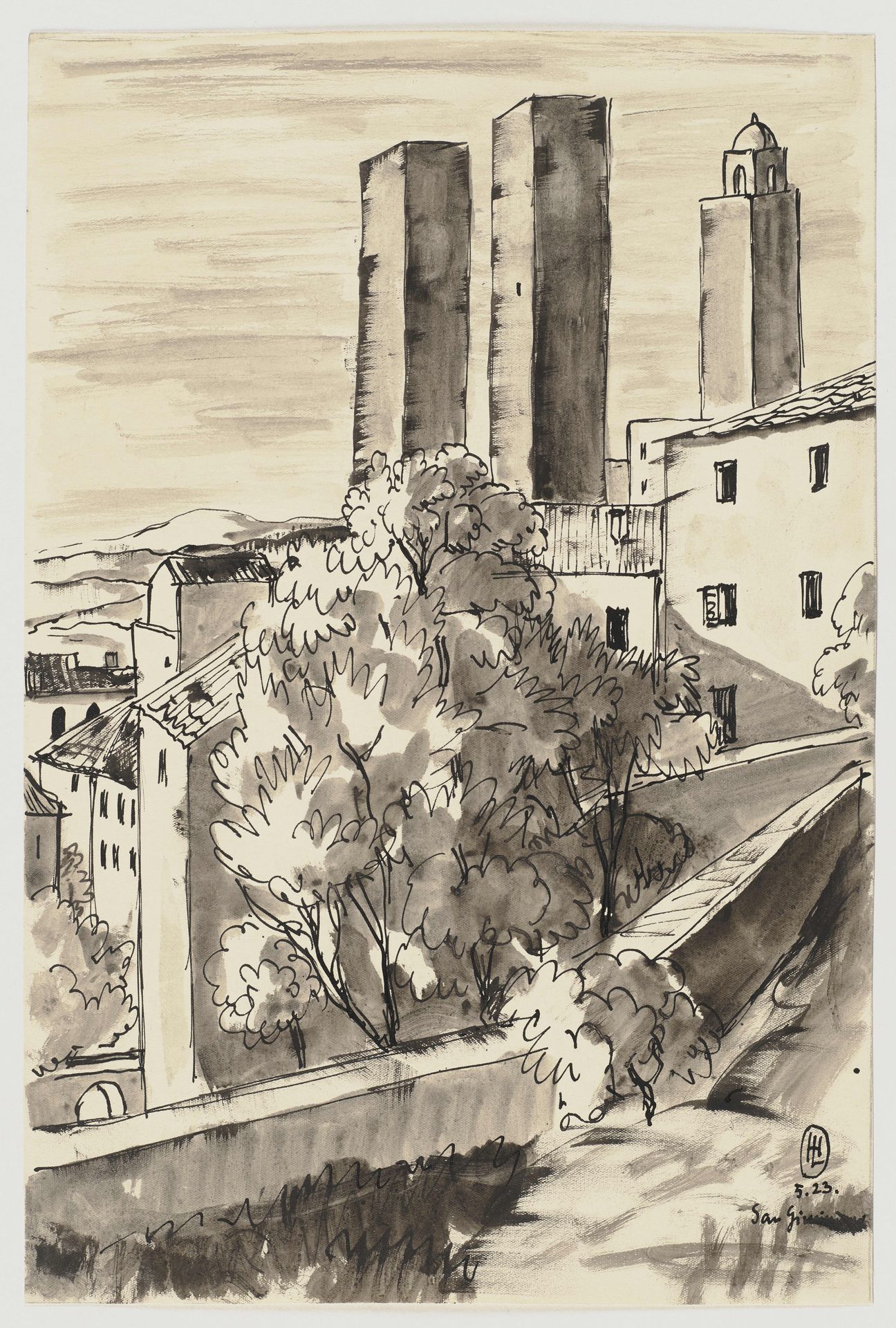 San Gimignano by Hermann Lismann