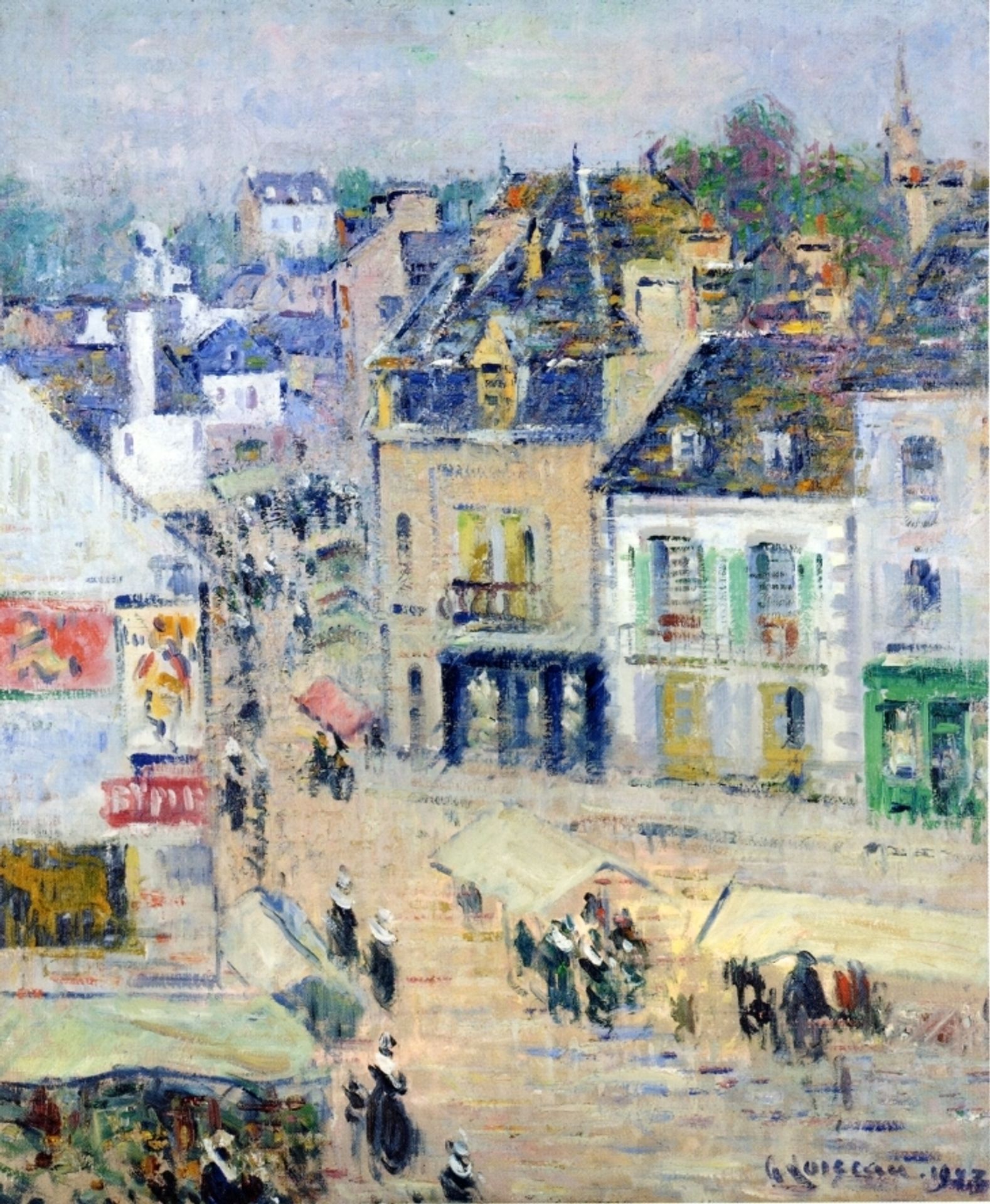 Pont Aven, Grey Weather by Gustave Loiseau