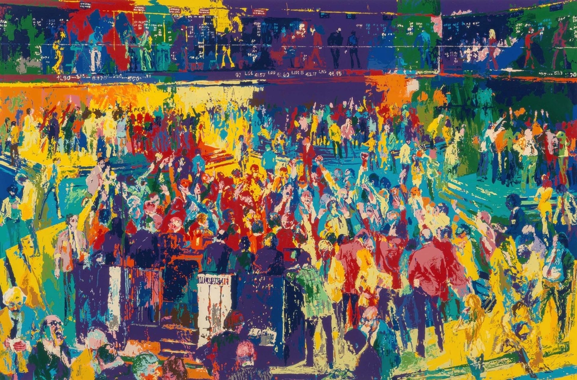 Chicago Board of Trade by LeRoy Neiman