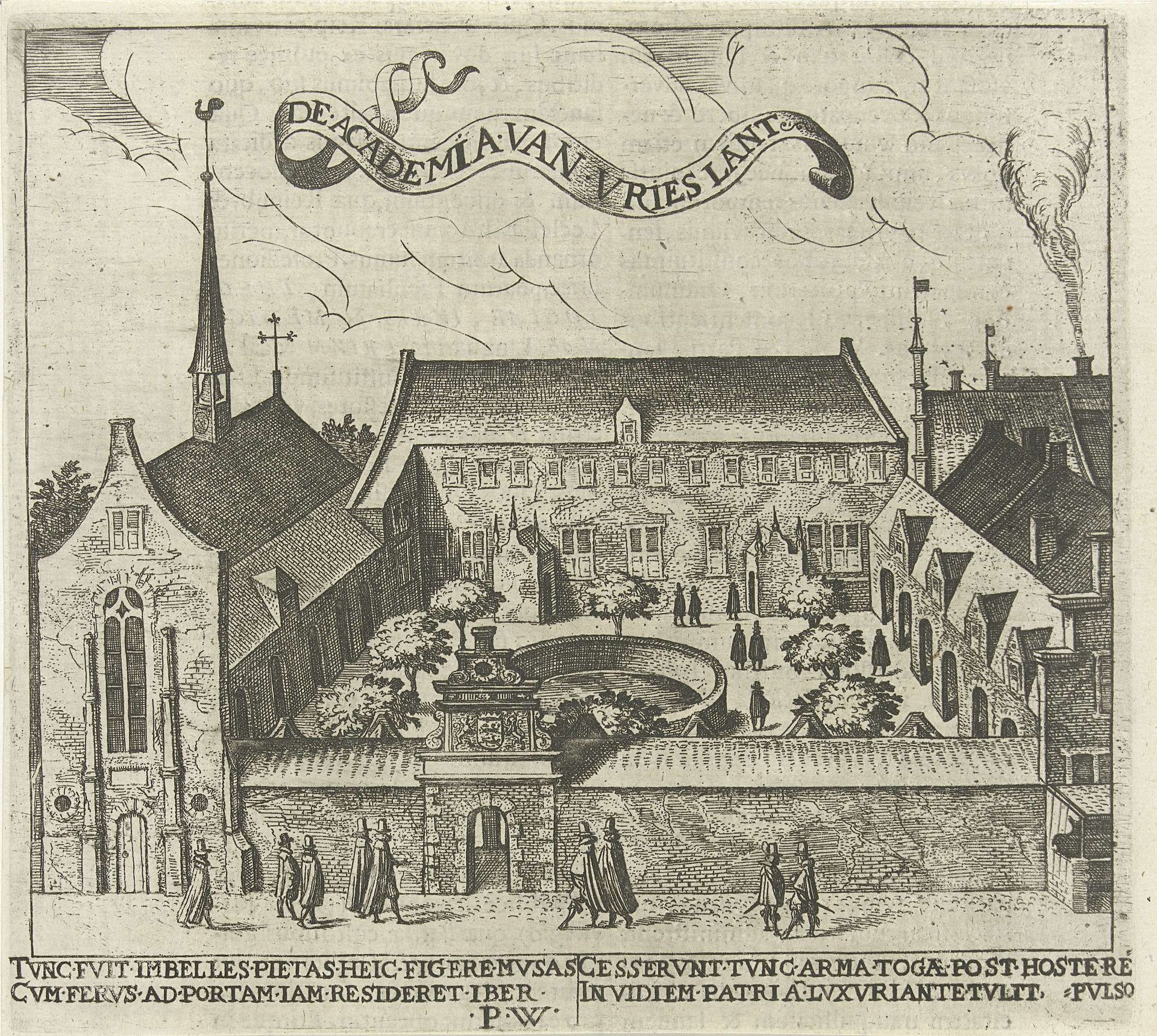 Universiteit van Franeker by Pieter Feddes van Harlingen