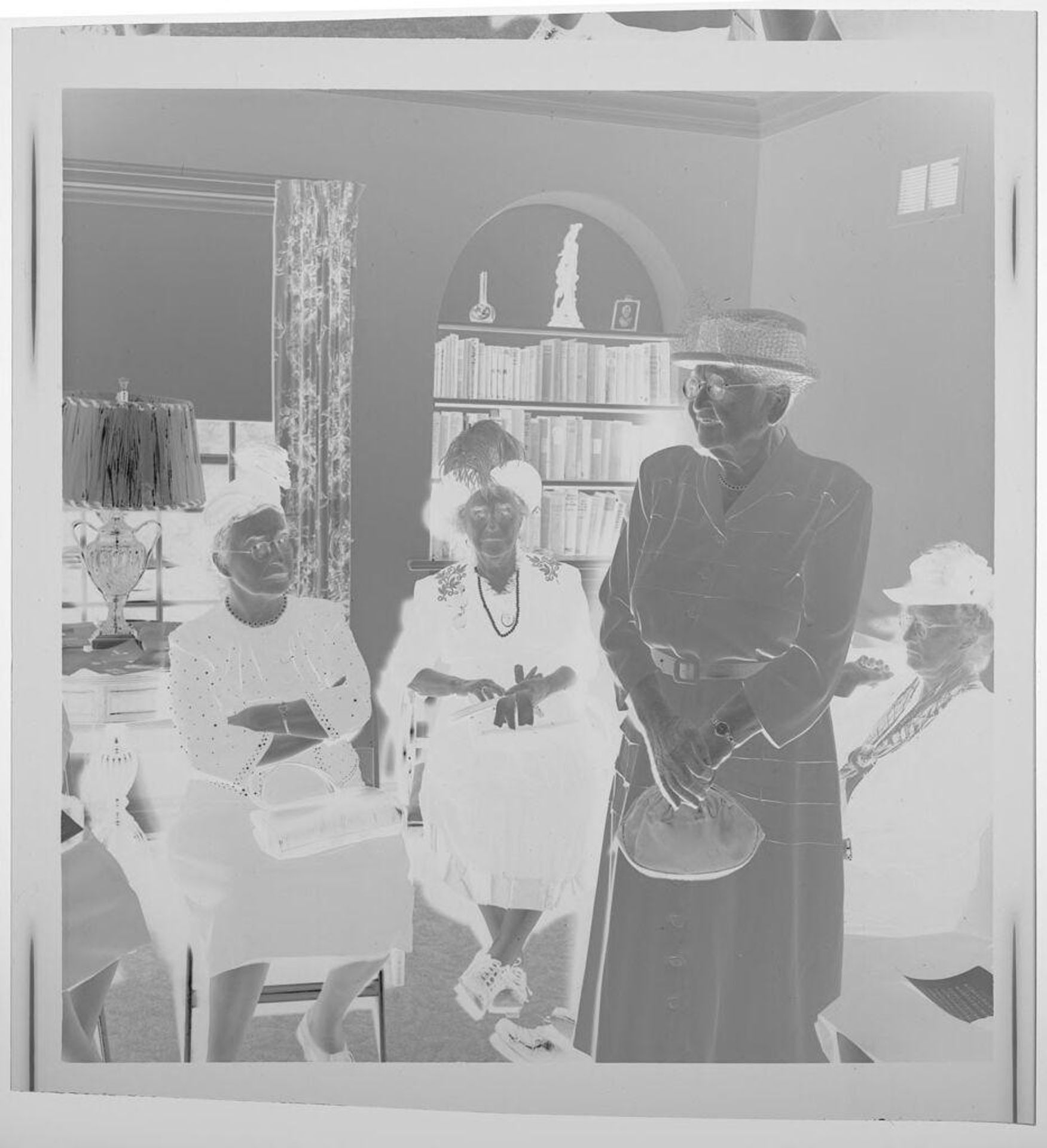 Untitled (elderly women at DAR meeting) by Jack Gould