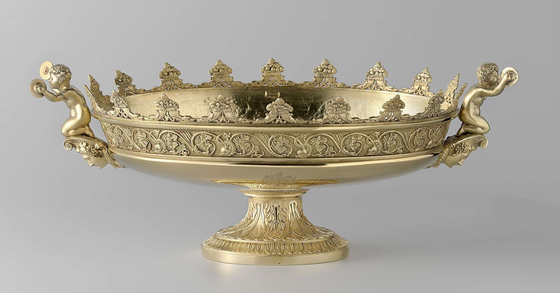 Cloches (dish covers), coolers, soup tureens, sauceboats, salt cellars, pepper and mustard pots by Jean-Baptiste-Claude Odiot