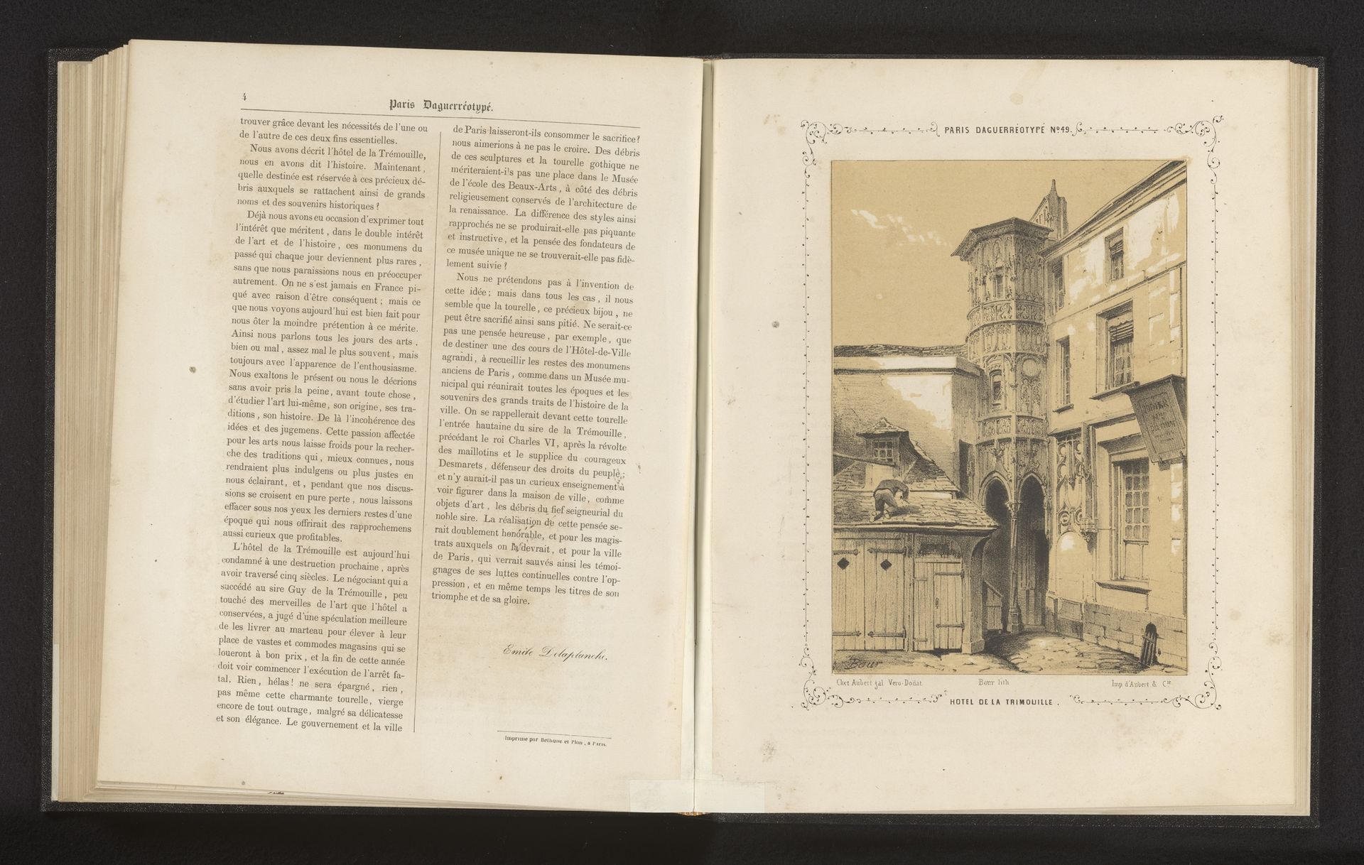 Hôtel de La Trémoille in Parijs by Charles Bour