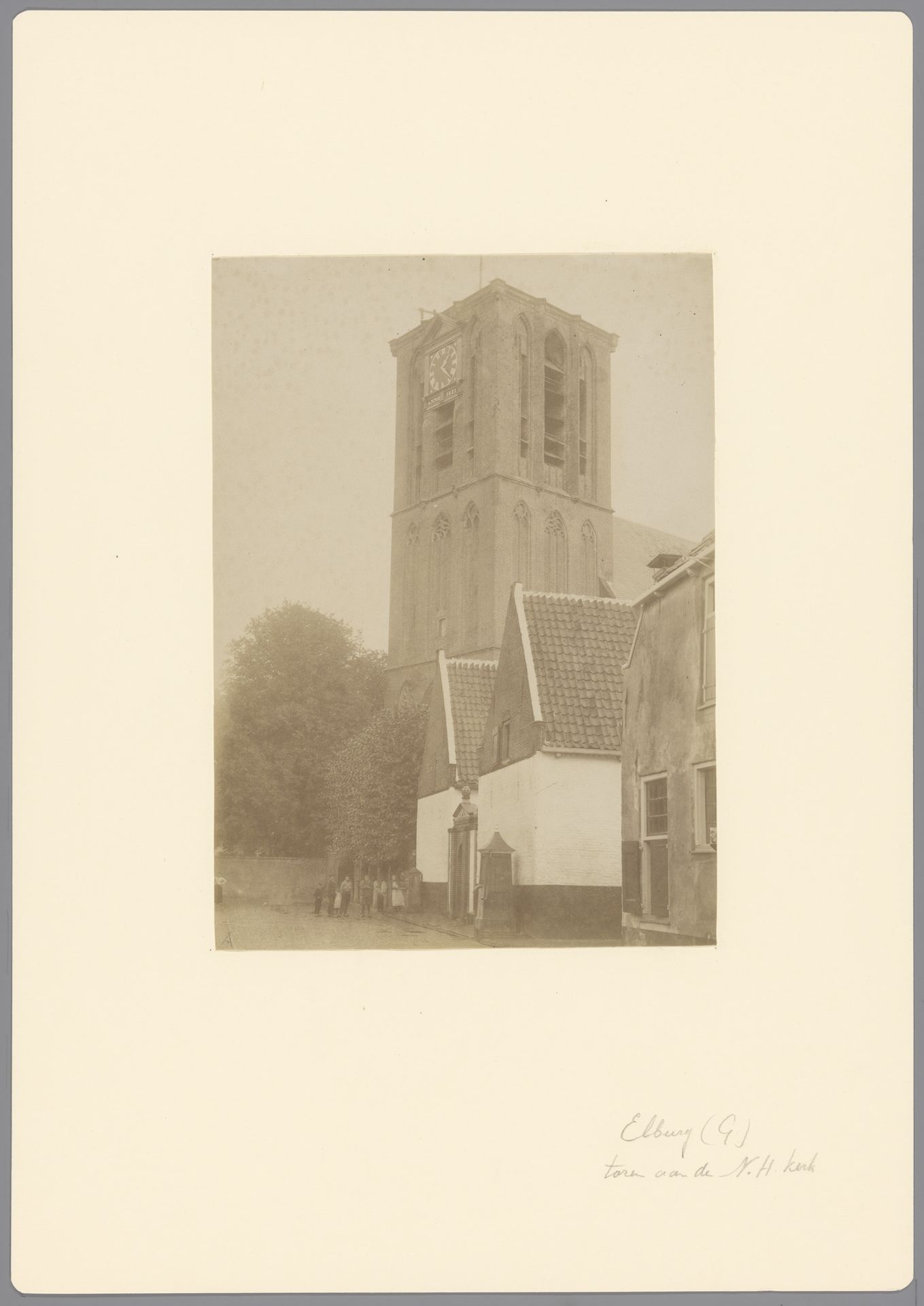 Toren van de Grote of Sint-Nicolaaskerk te Elburg by anoniem (Monumentenzorg)