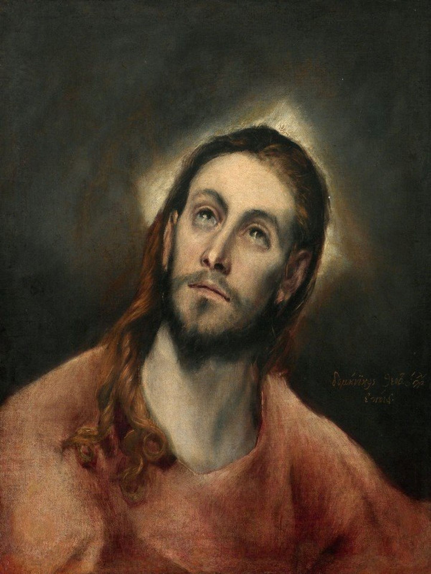Christ In Prayer by El Greco (Domenikos Theotokopoulos)