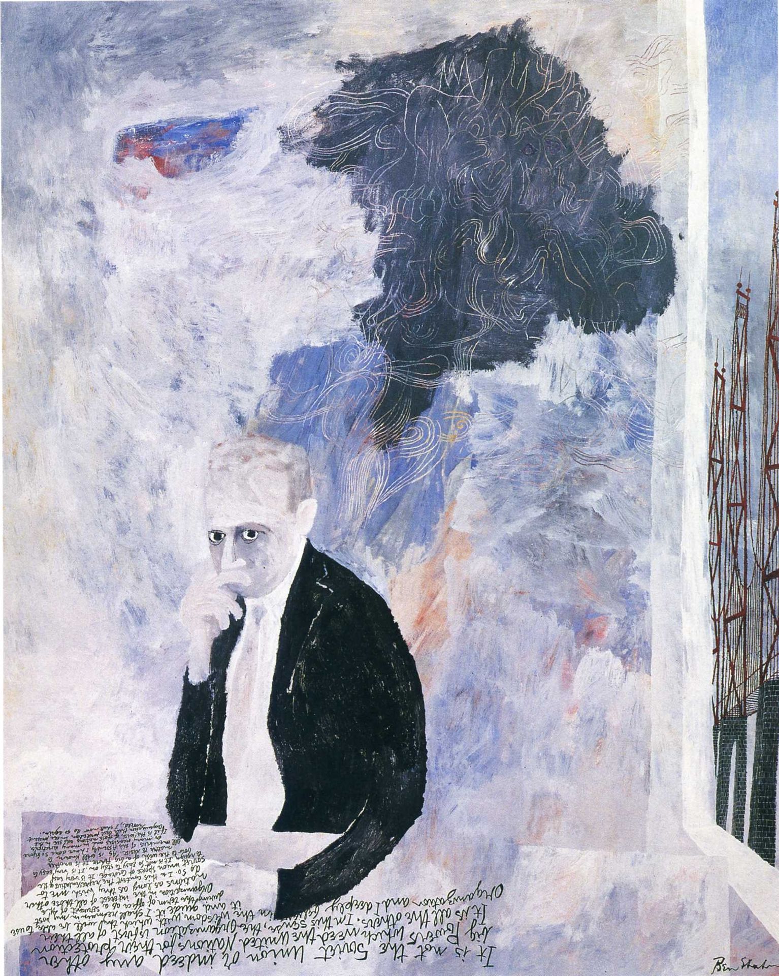Portrait of Dag Hammarskjold by Ben