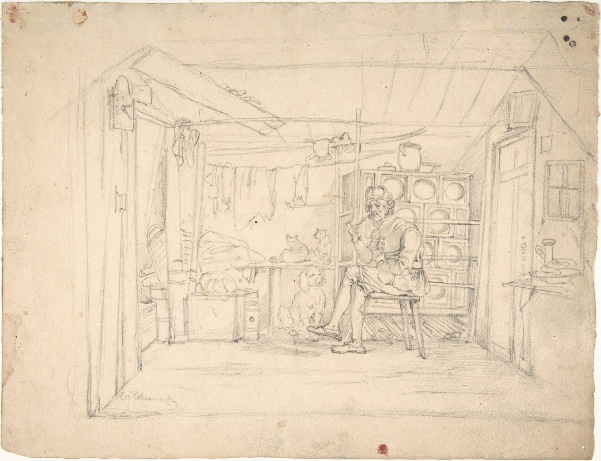 Der Hundefreund (The Dog's Friend) by Moritz von Schwind