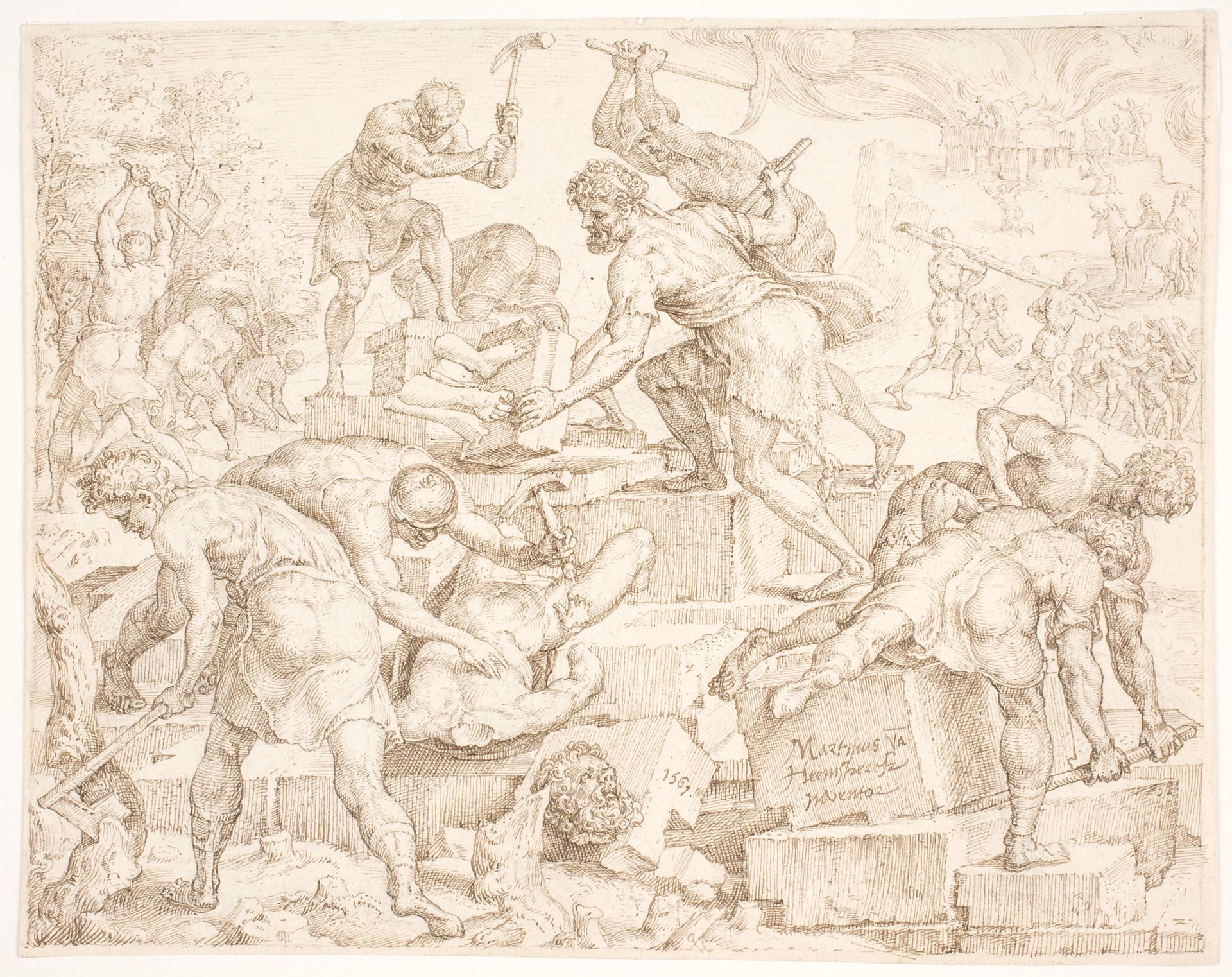 The Destruction of the Altar of Baal by Maarten van Heemskerck