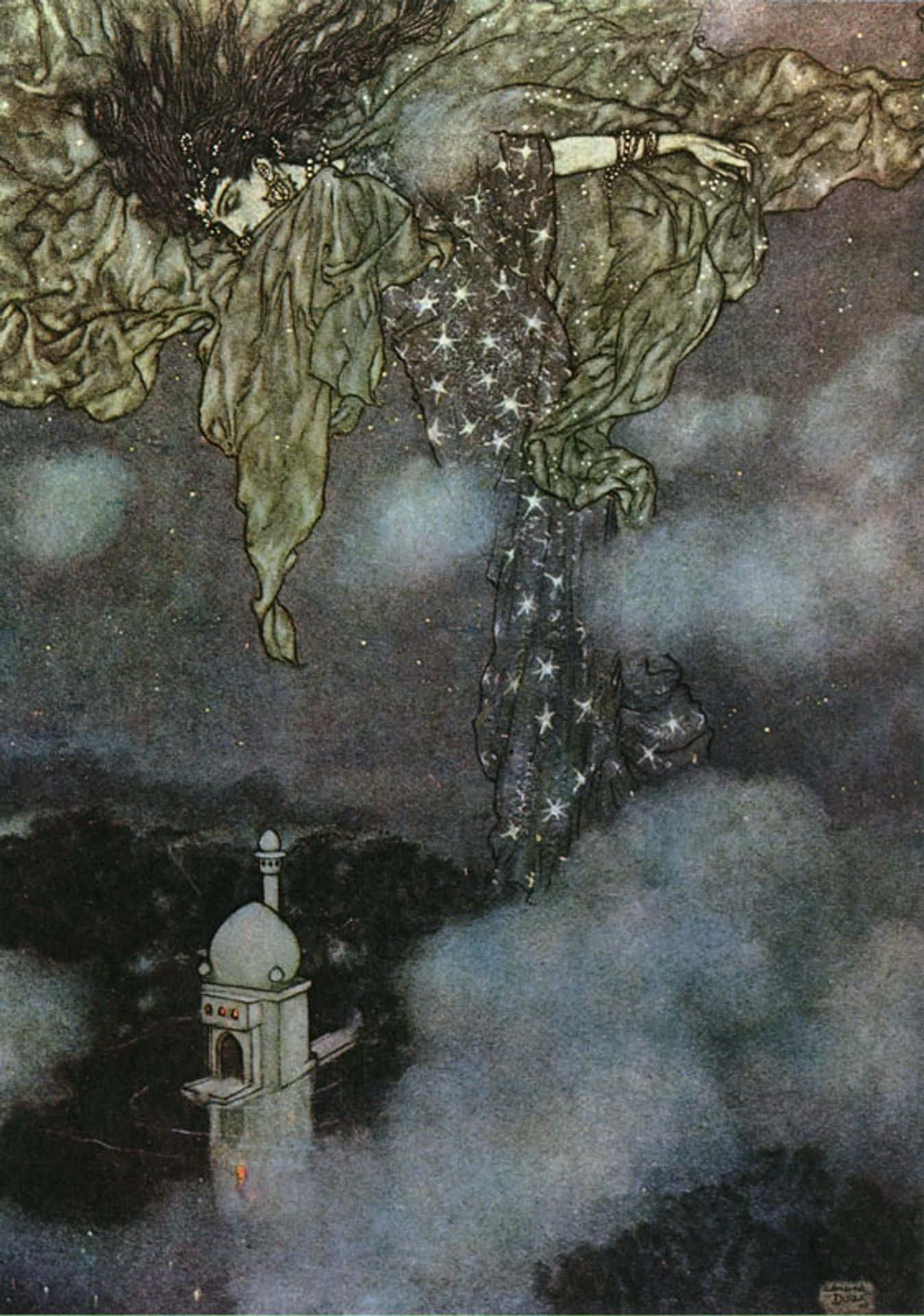 The Sleeve of Night, The Rubaiyat of Omar Khayyam by Edmund Dulac
