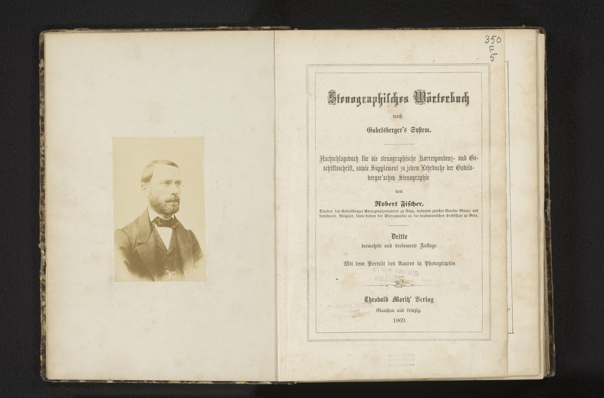 Portret van Robert Fischer by Anonymous