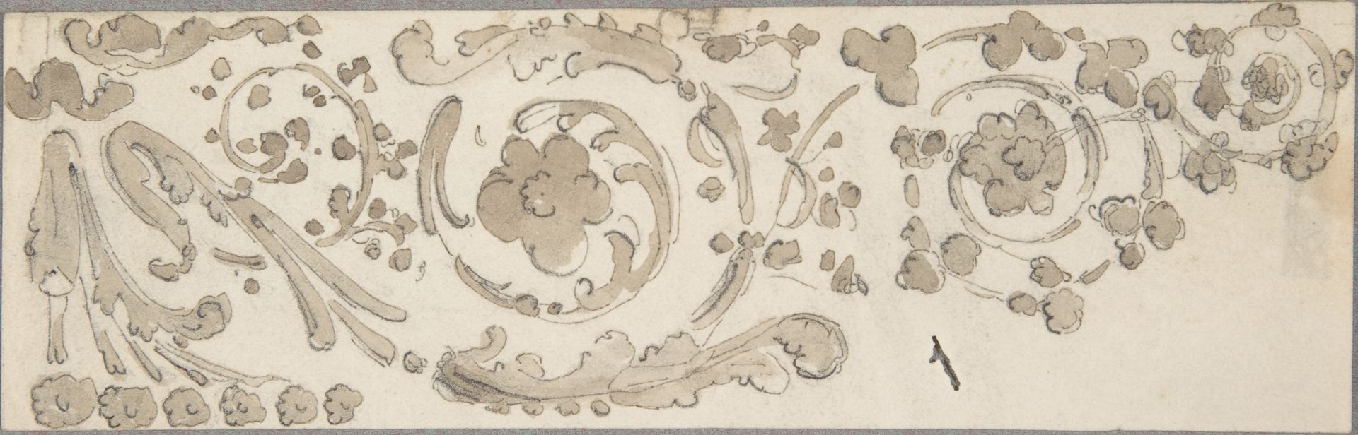 Sketch of Foliate Decoration by William Pitts