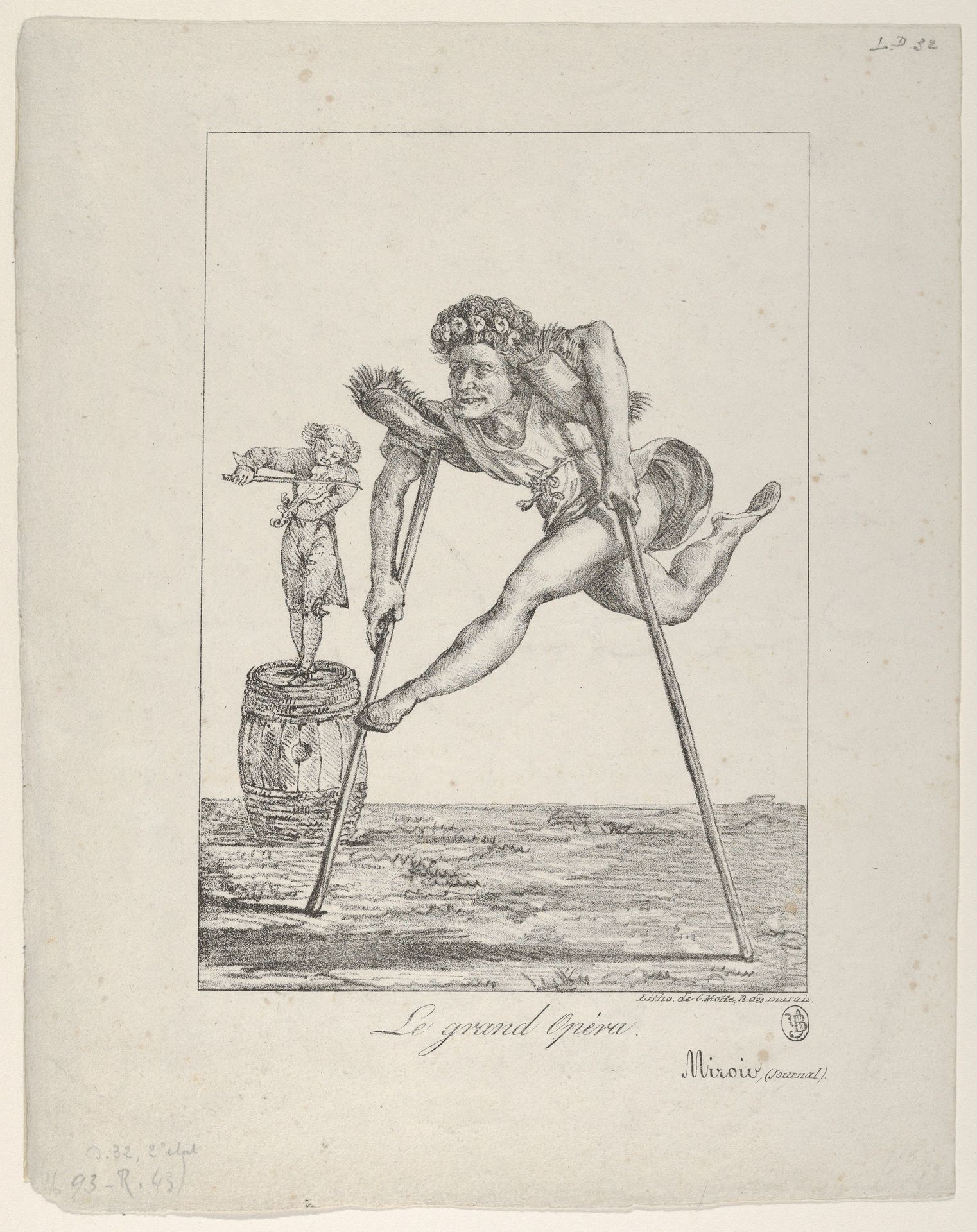 Le Grand Opéra by Eugène Delacroix