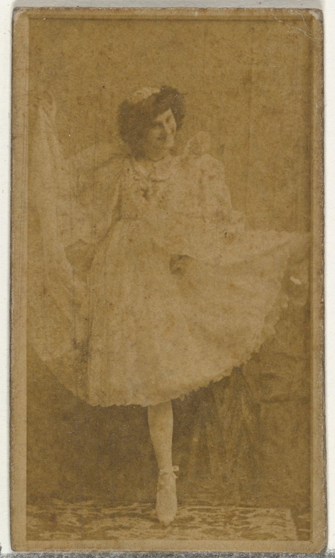 [Ballerina], from the Actors and Actresses series (N145-8) issued by Duke Sons & Co. to promote Duke Cigarettes by W. Duke, Sons & Co.