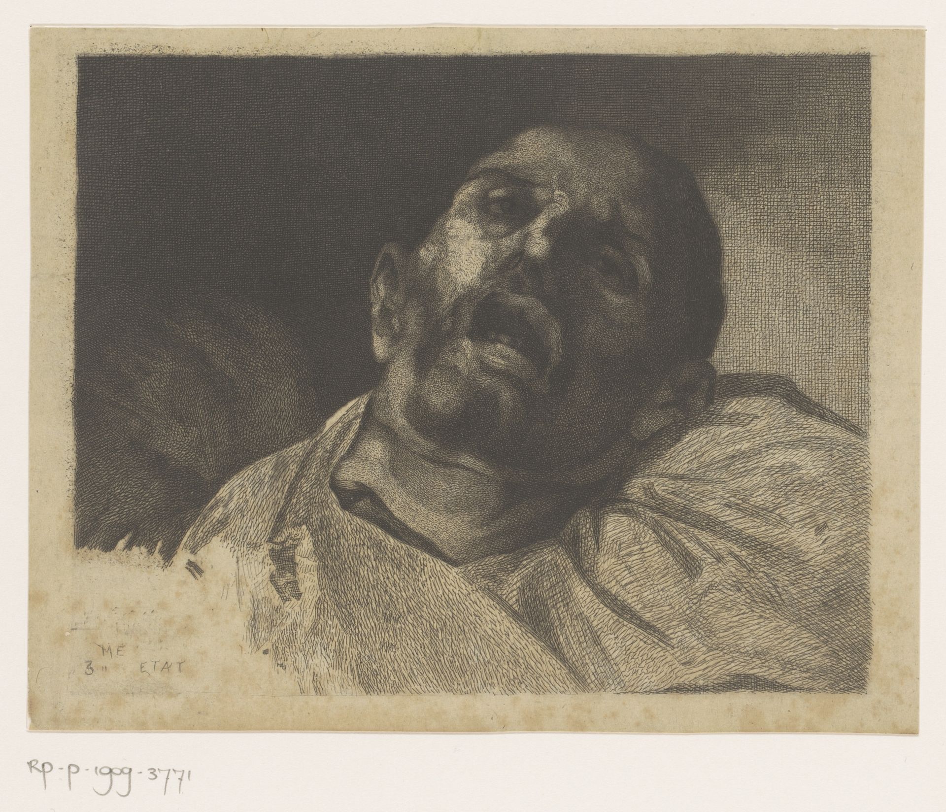 Hoofd van een onthoofde man by Auguste Danse