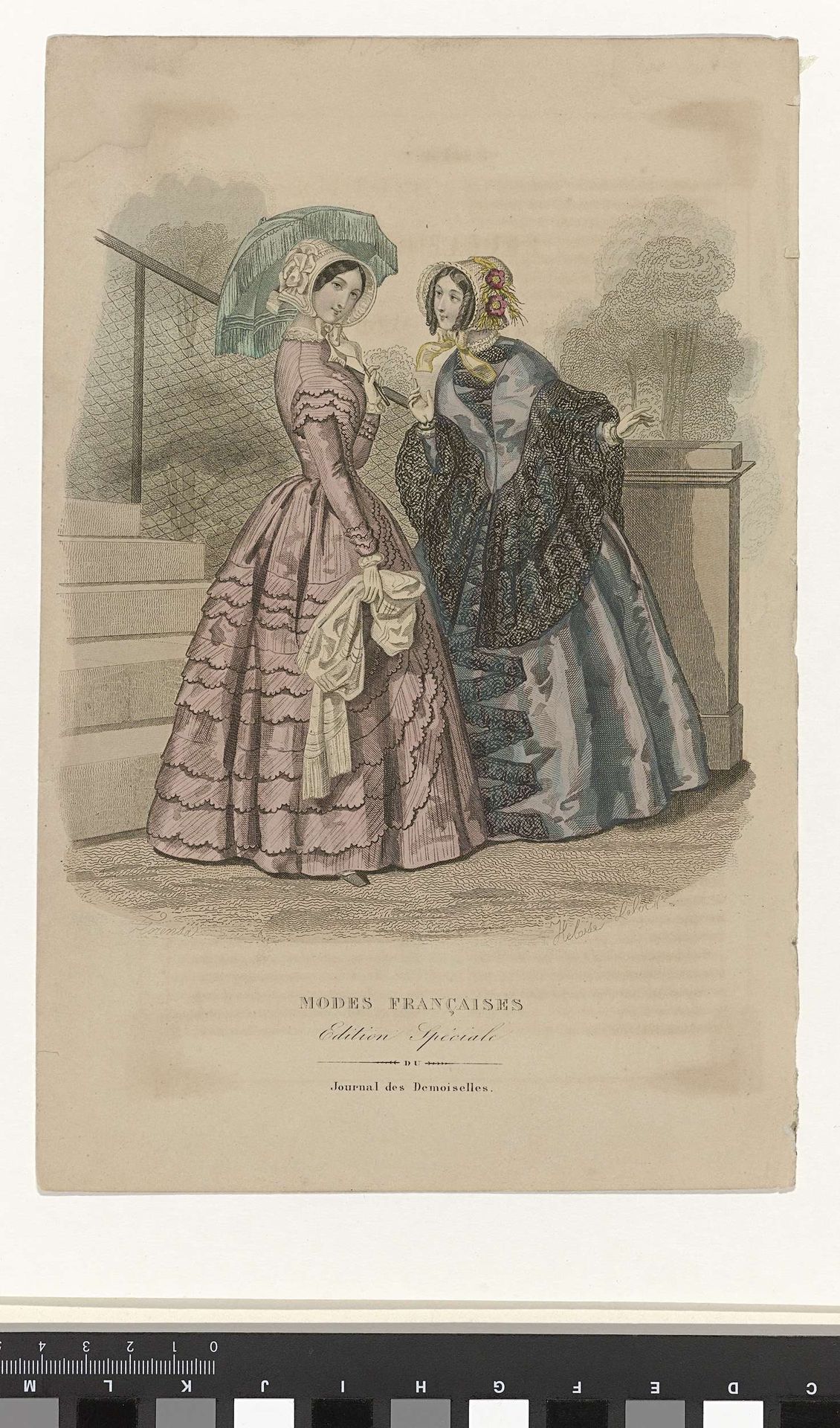 Journal des Demoiselles, 20 juillet 1848 : Modes Françaises (...) by Florensa de Closménil