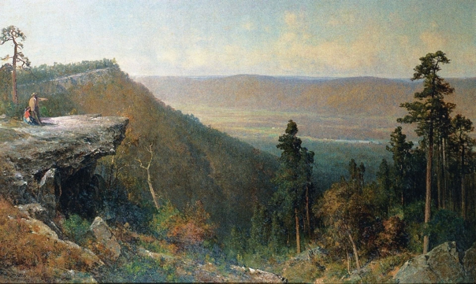 Hudson River Valley from the Catskill Mountain House by Thomas Hill