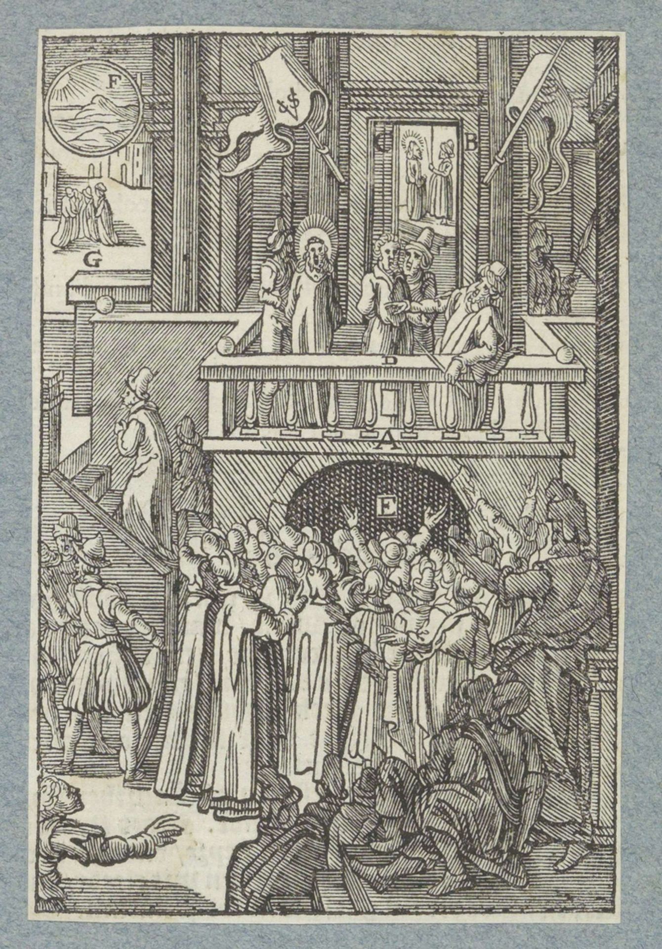 Christus aan het volk getoond by Christoffel van (II) Sichem