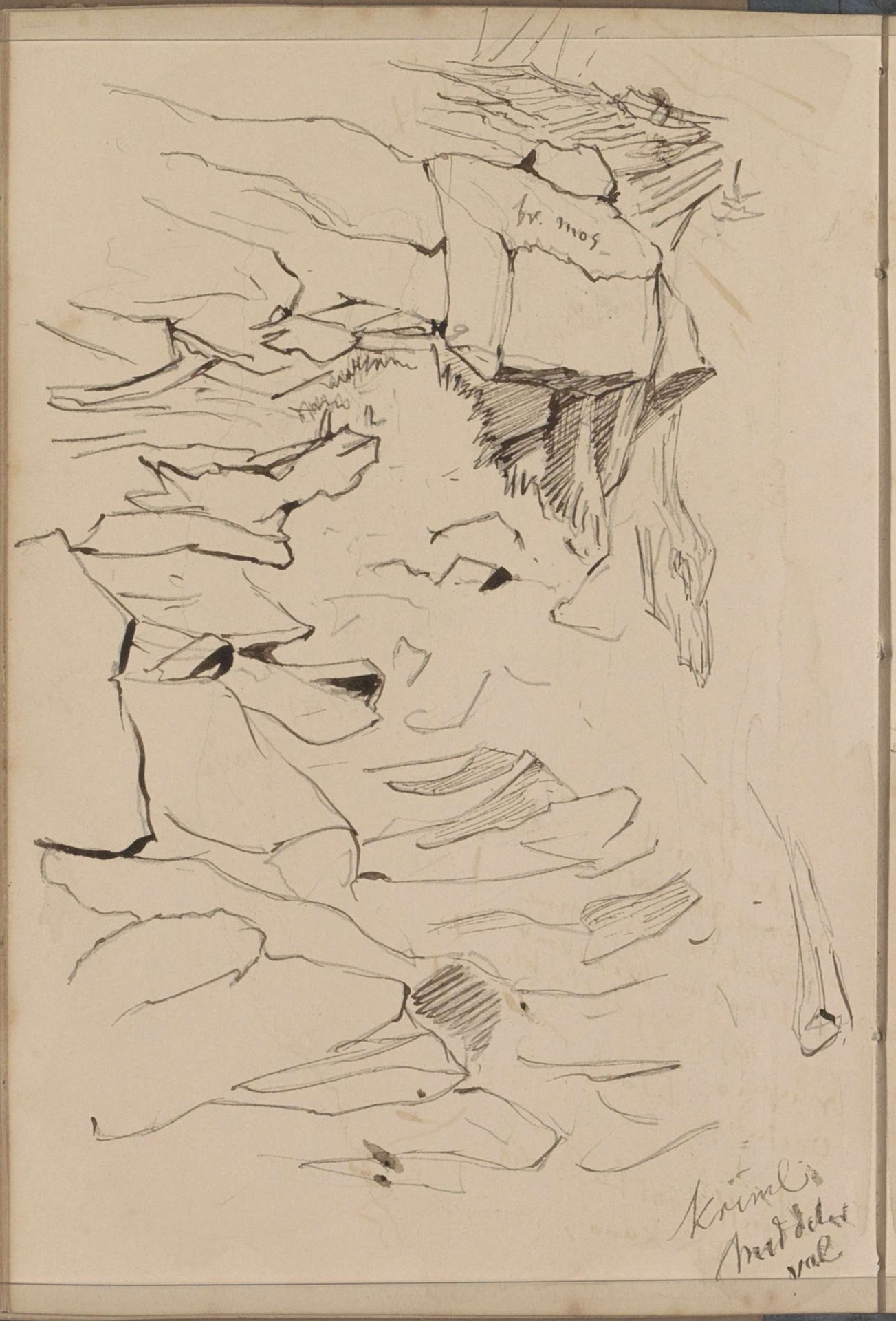 Waterval van Krimml by Johannes Tavenraat