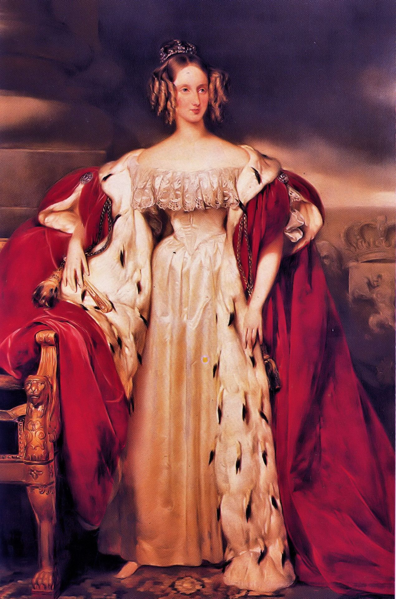 Portrait of Louise of Orléans by Gustaf Wappers