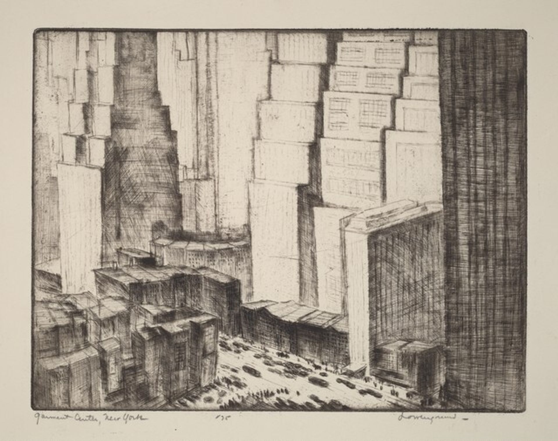 Garment Center, New York by Margaret Lowengrund