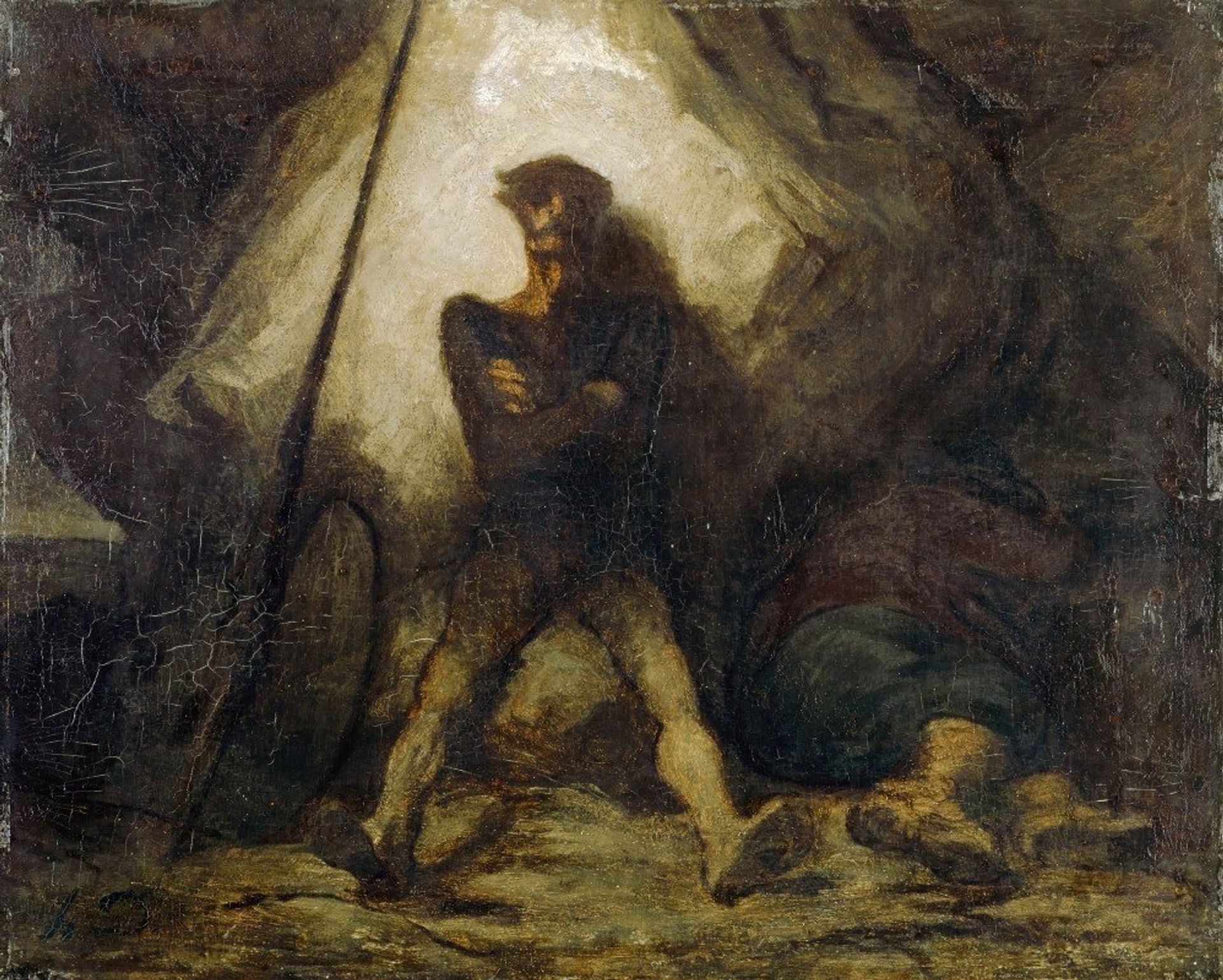 Don Quixote’s Vigil by Honoré Daumier